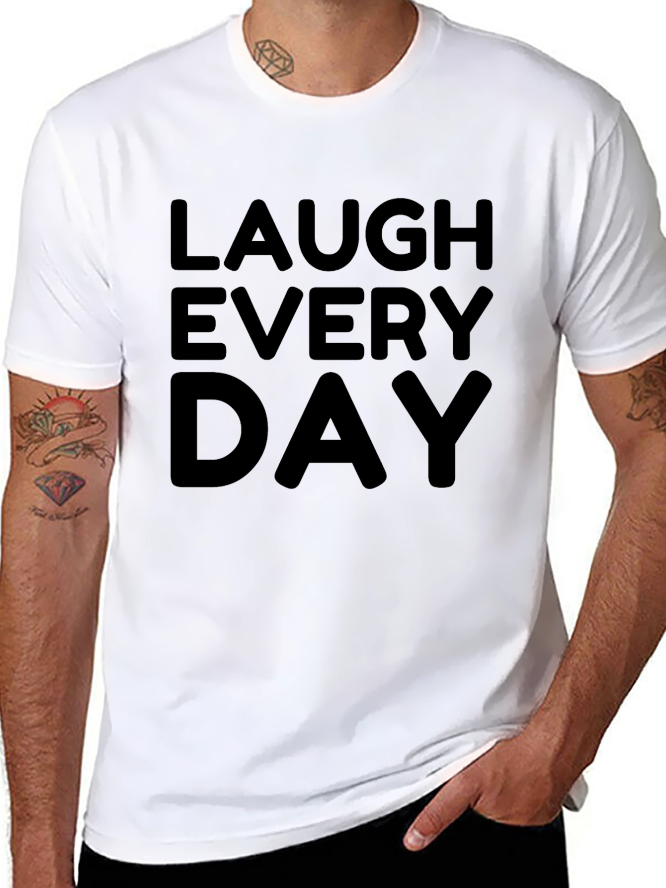 Laugh Every Day Graphic Tee