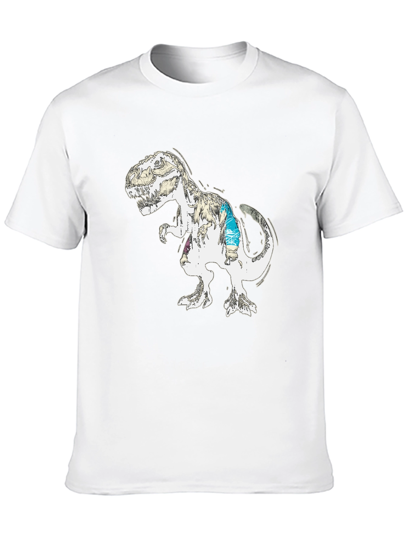 Dino Graphic Black T-Shirt - Modern Style