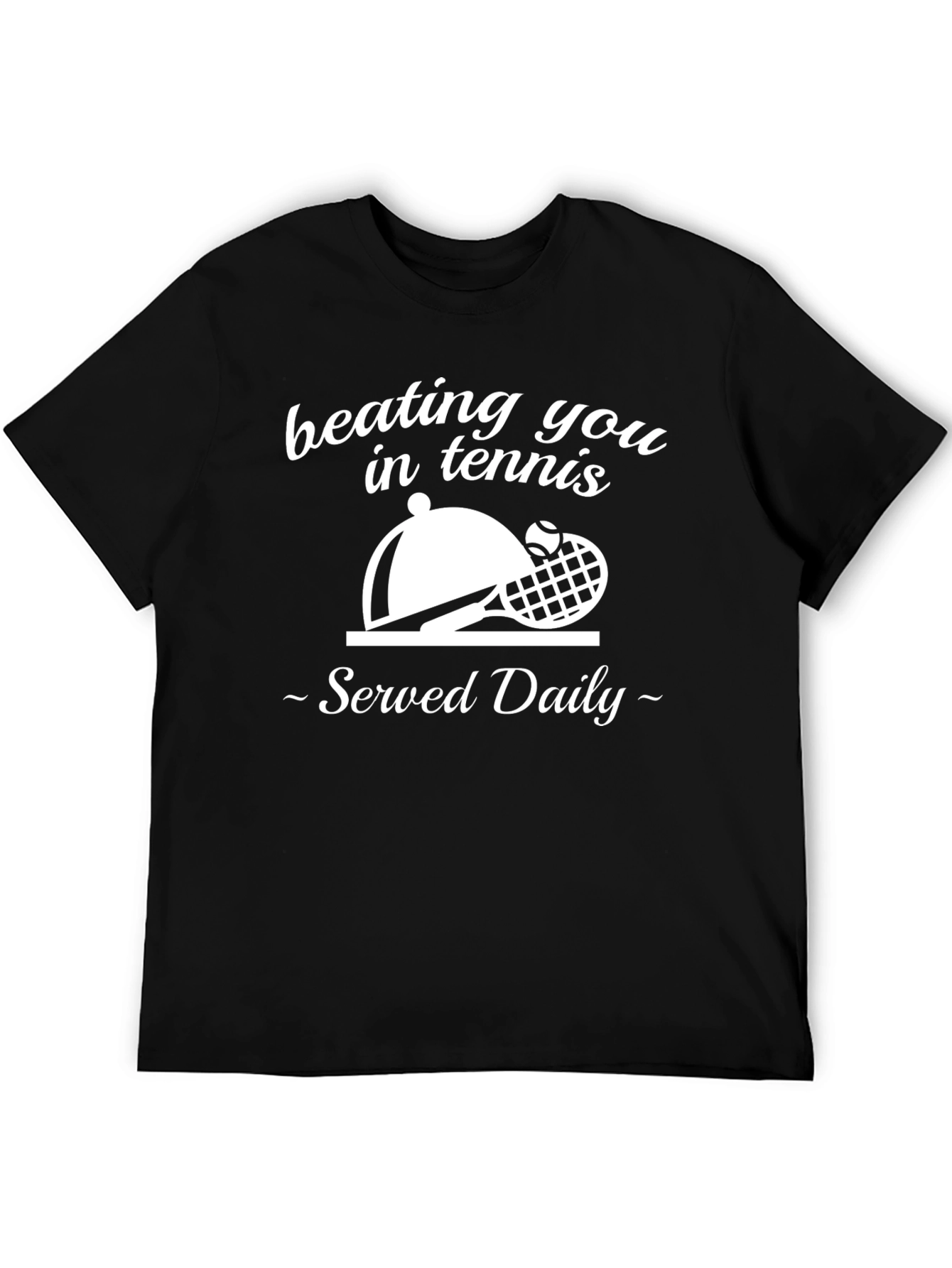 Tennis Served Daily Graphic T-Shirt