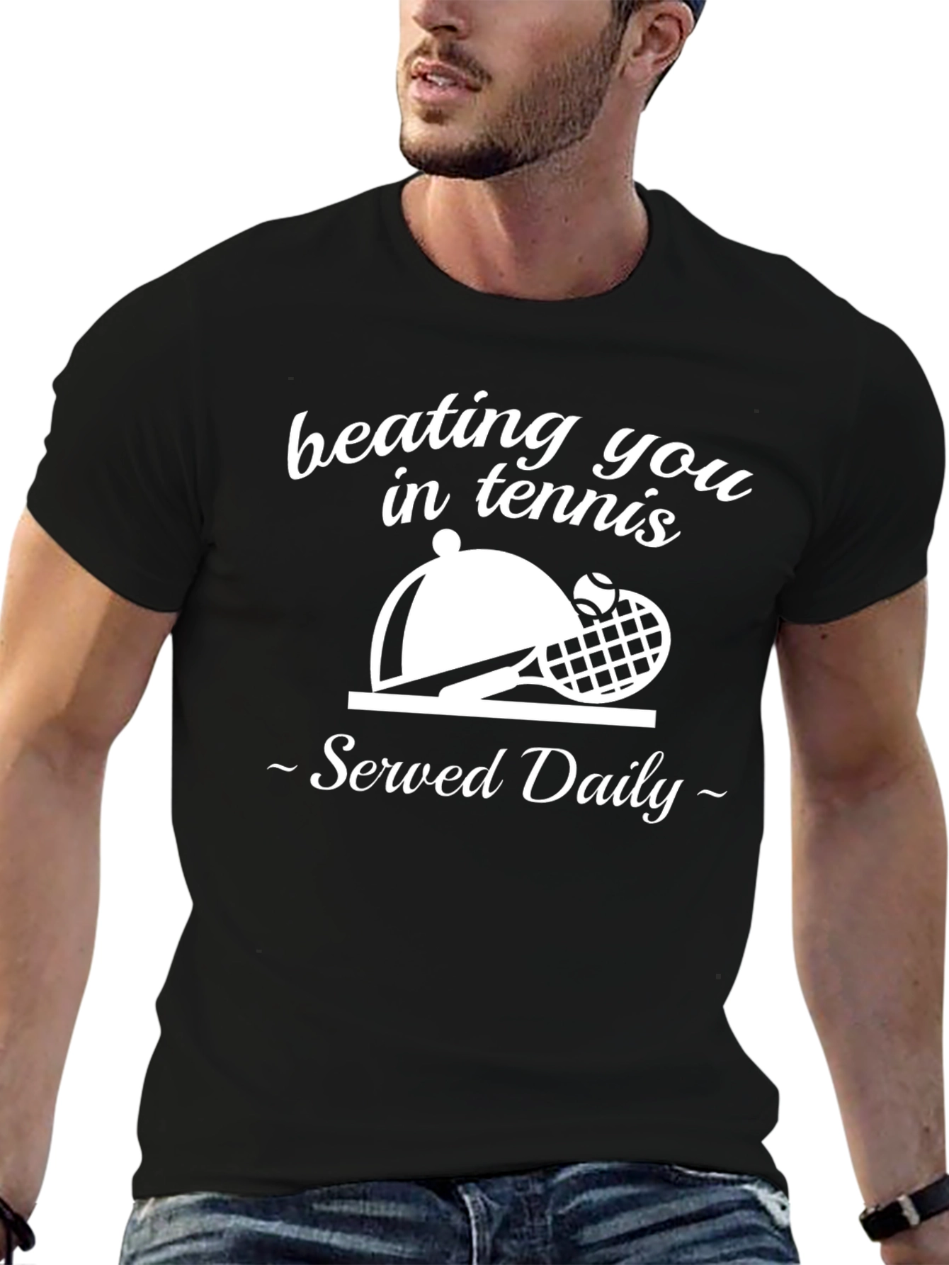 Tennis Served Daily Graphic T-Shirt