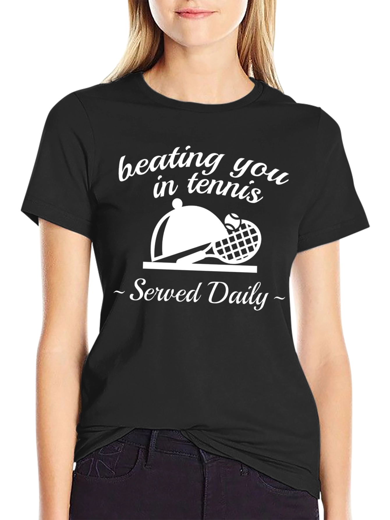 Tennis Served Daily Graphic T-Shirt