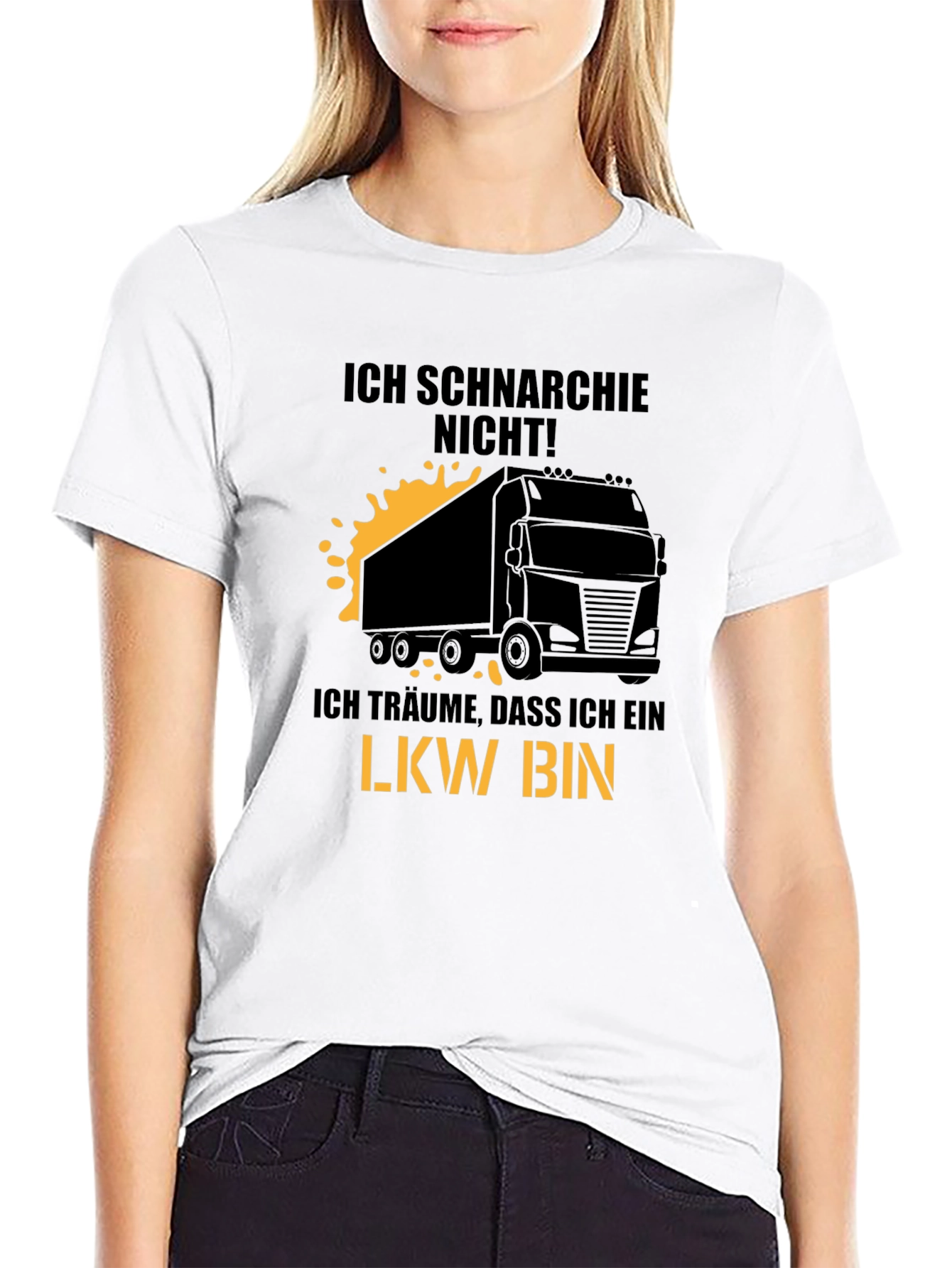 Ich Schnarchie Nicht! LKW T-Shirt