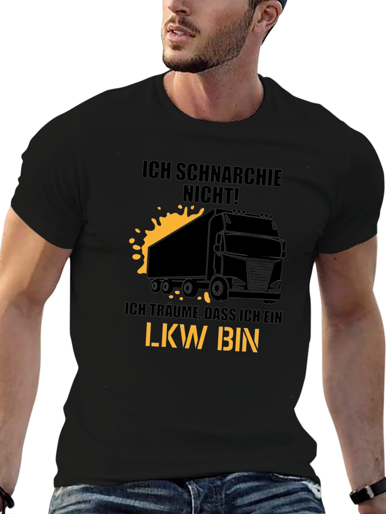 Ich Schnarchie Nicht! LKW T-Shirt