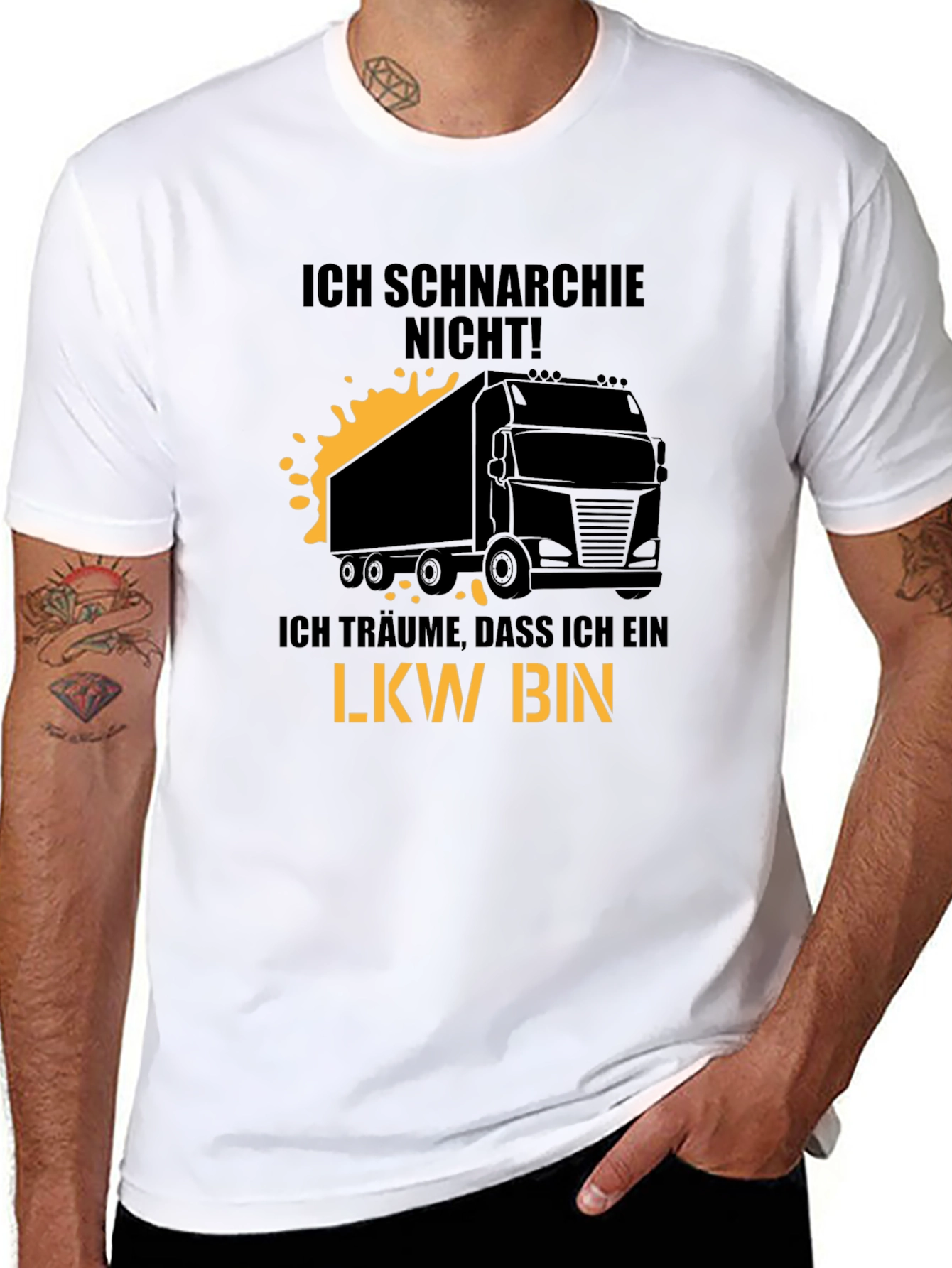 Ich Schnarchie Nicht! LKW T-Shirt