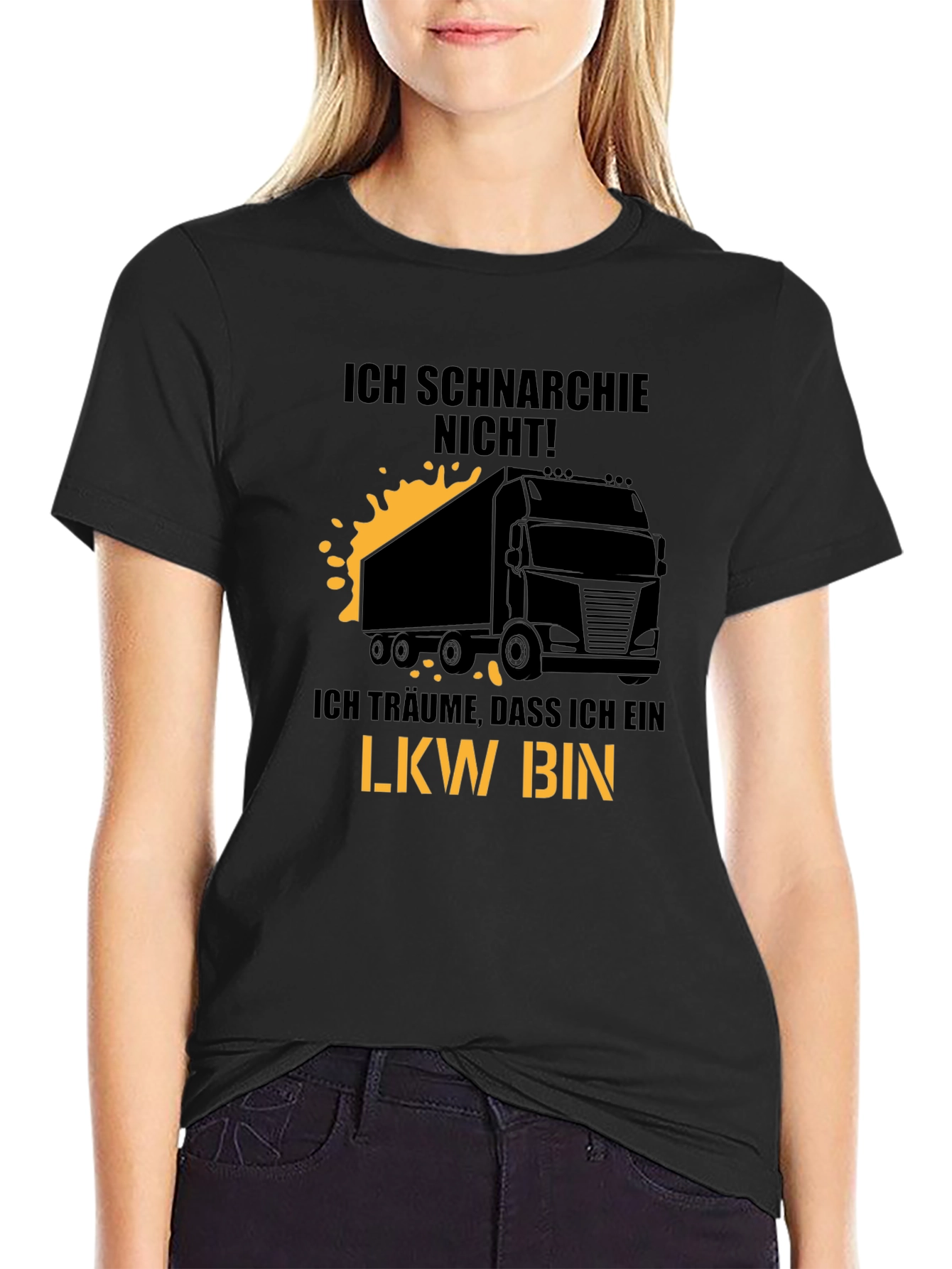 Ich Schnarchie Nicht! LKW T-Shirt