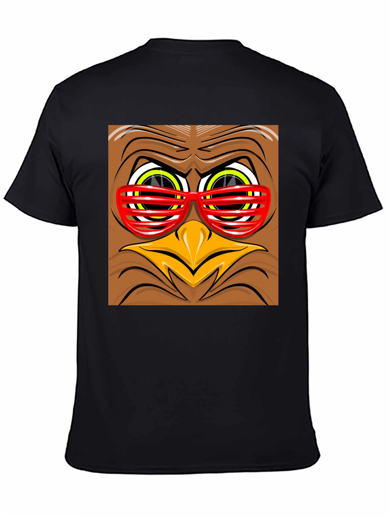 Funny Turkey Face Graphic Tee