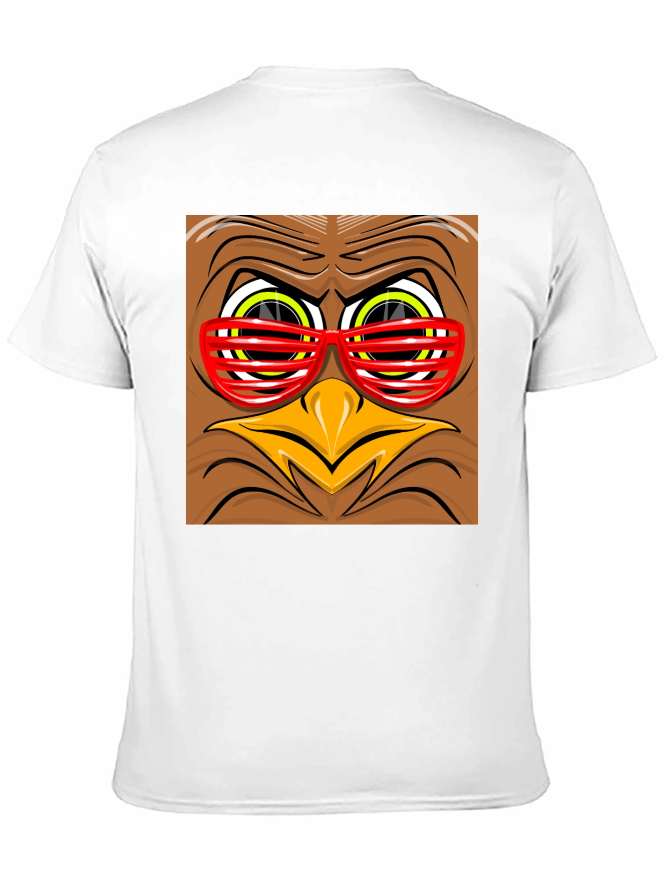 Funny Turkey Face Graphic Tee