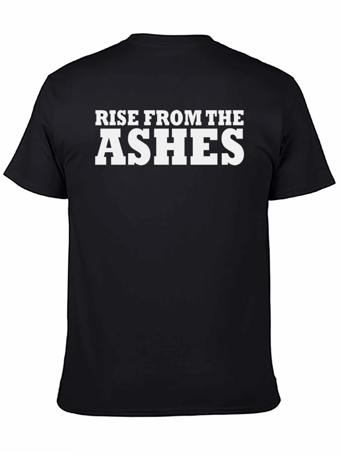 Rise From The Ashes Black Graphic T-Shirt