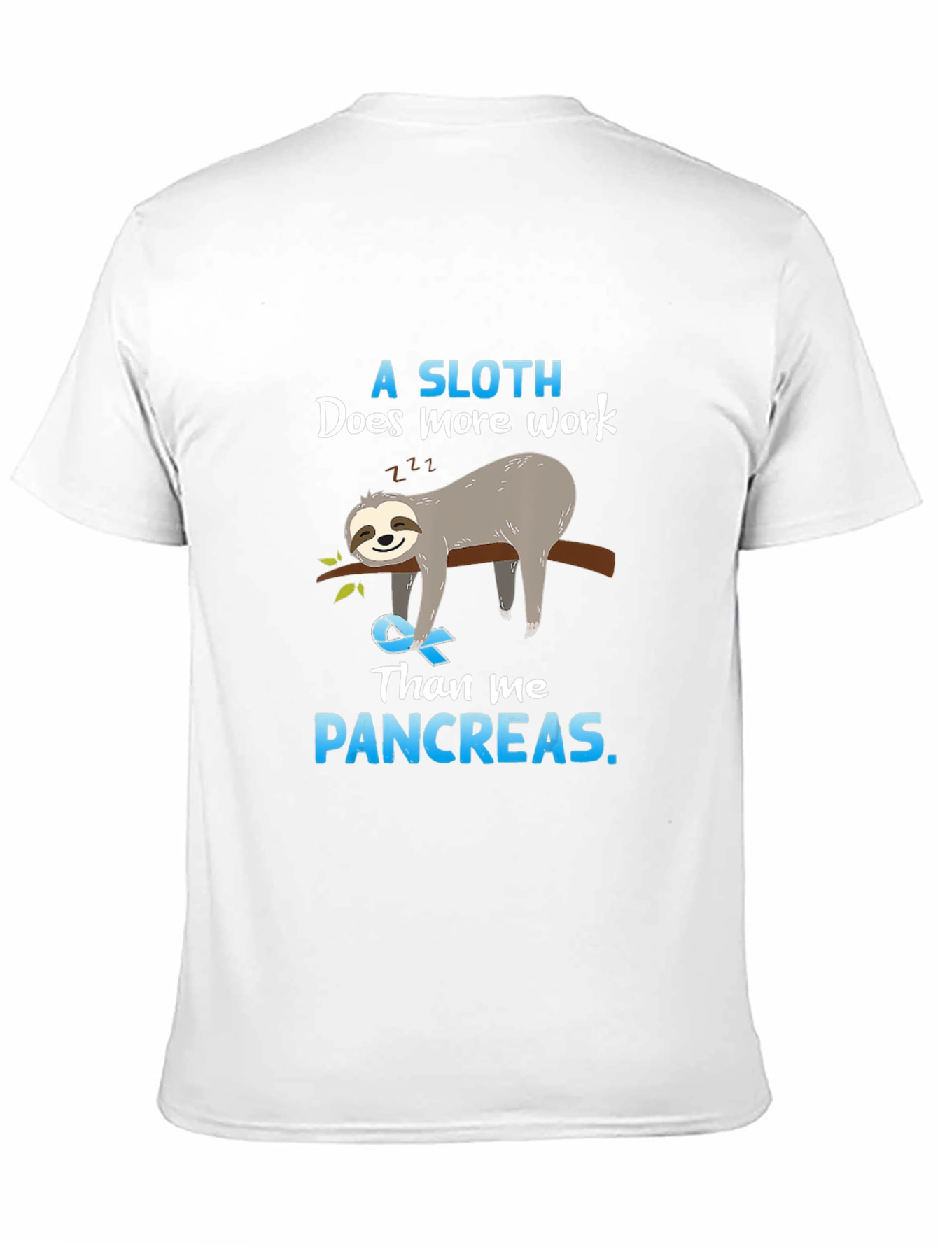 Sloth Pancreas Awareness T-Shirt