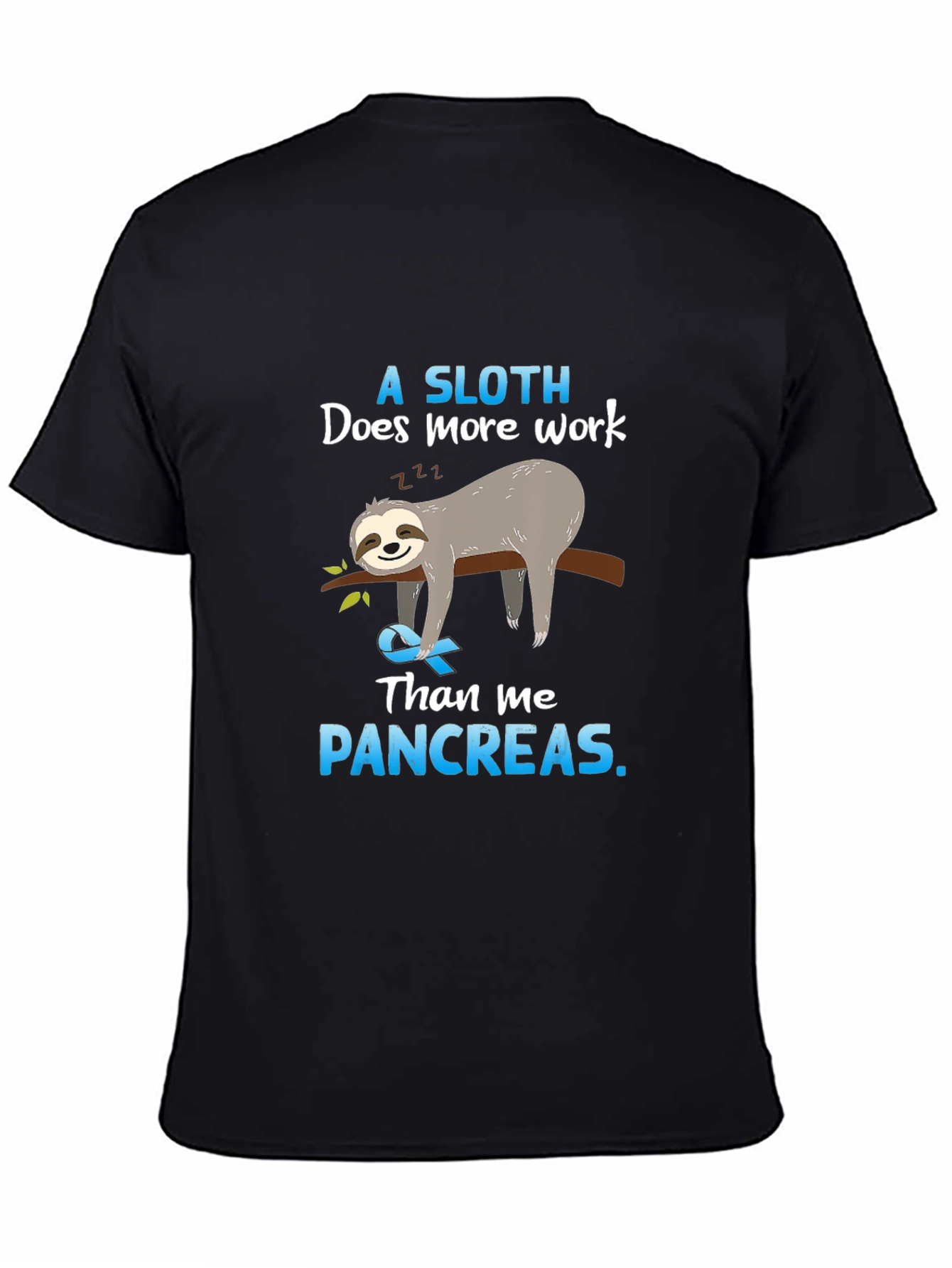 Sloth Pancreas Awareness T-Shirt