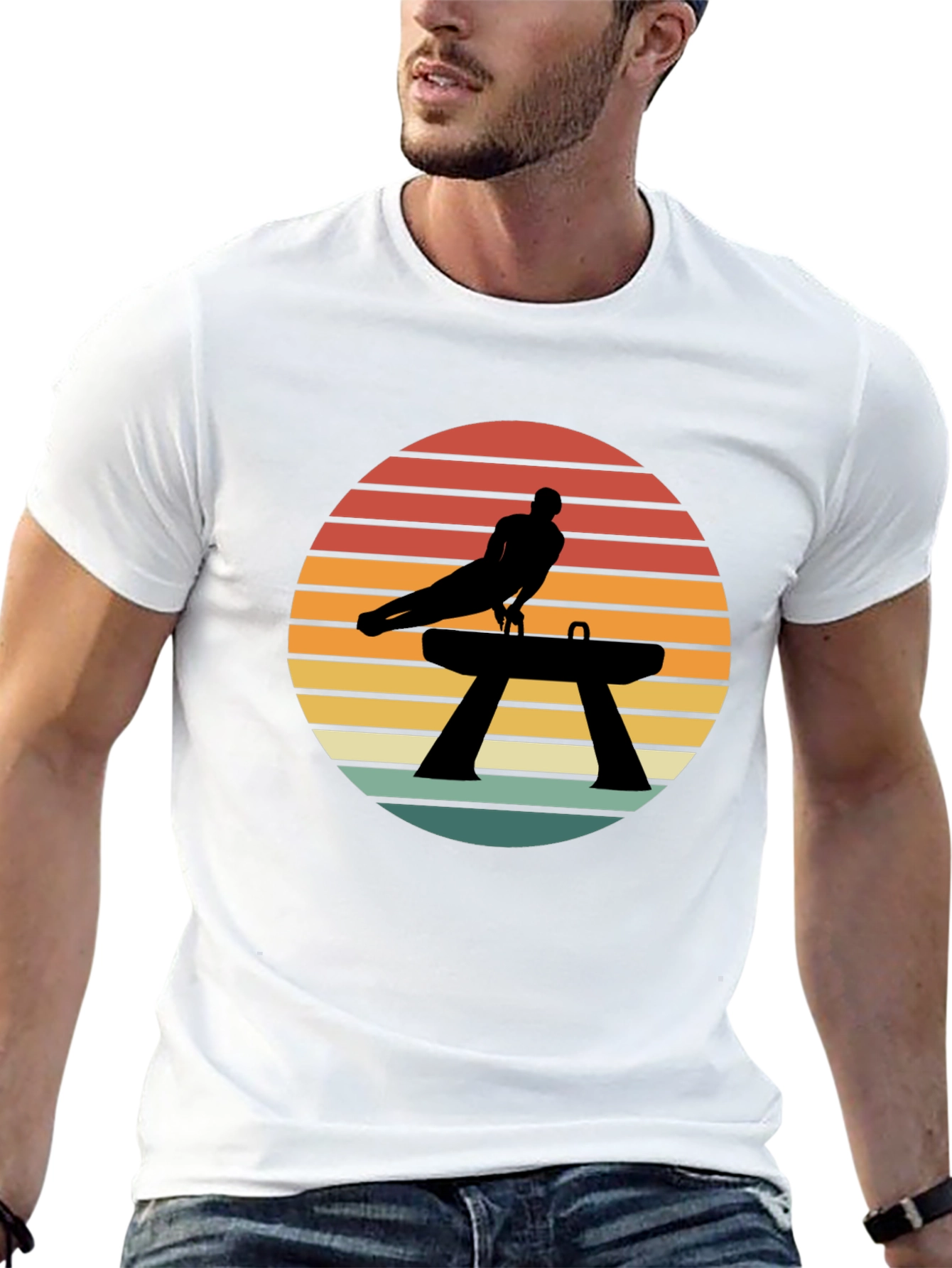 Gymnast Sunset Graphic Tee