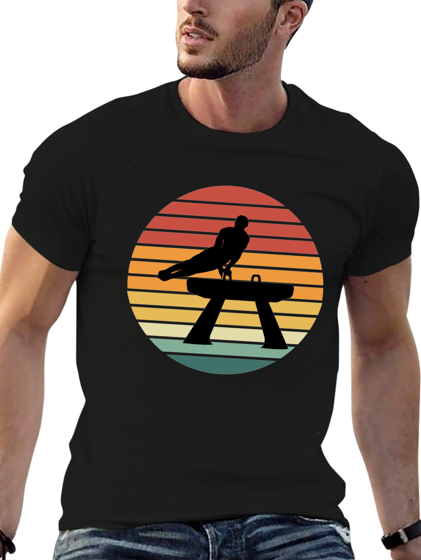 Gymnast Sunset Graphic Tee
