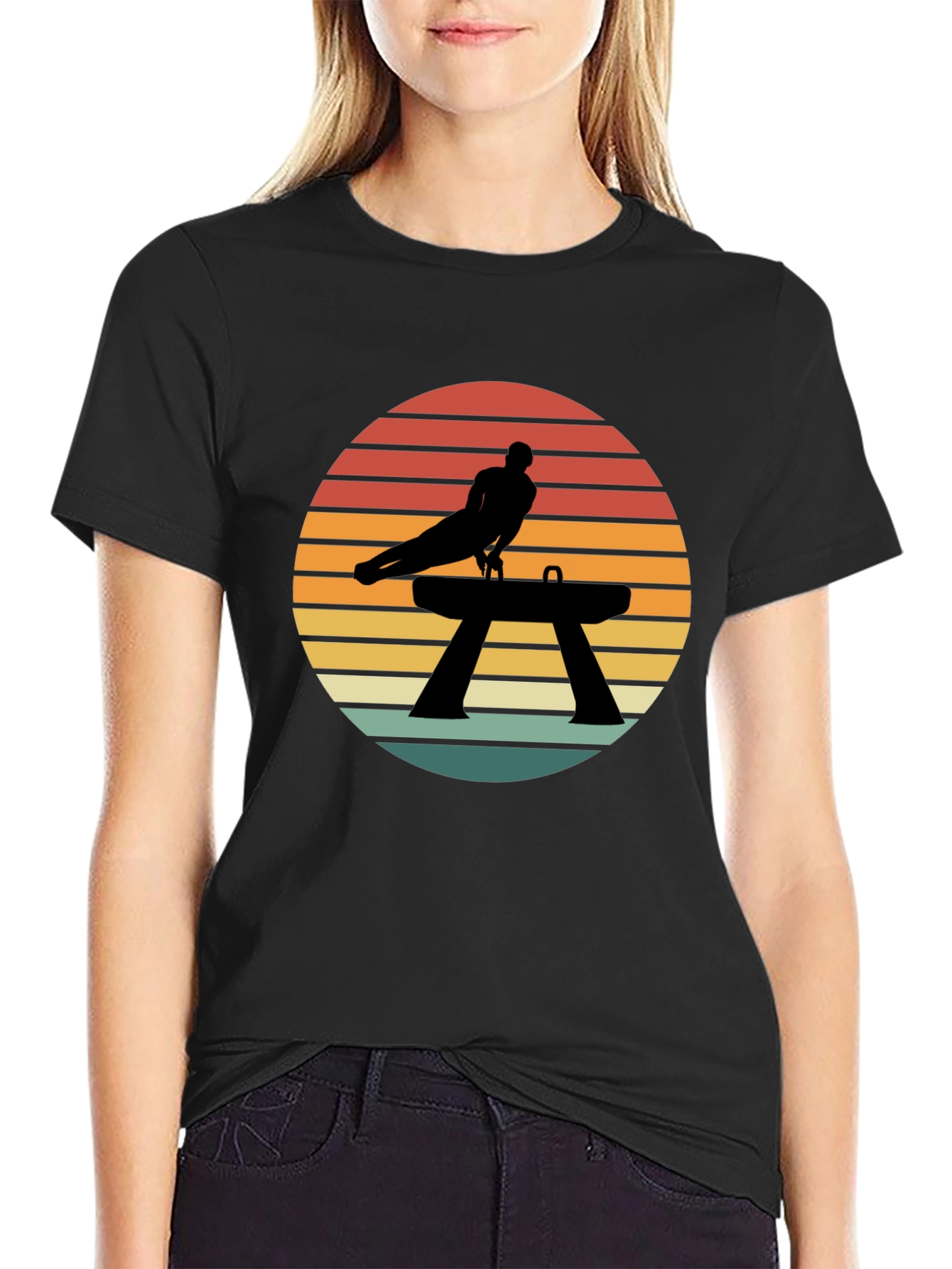Gymnast Sunset Graphic Tee