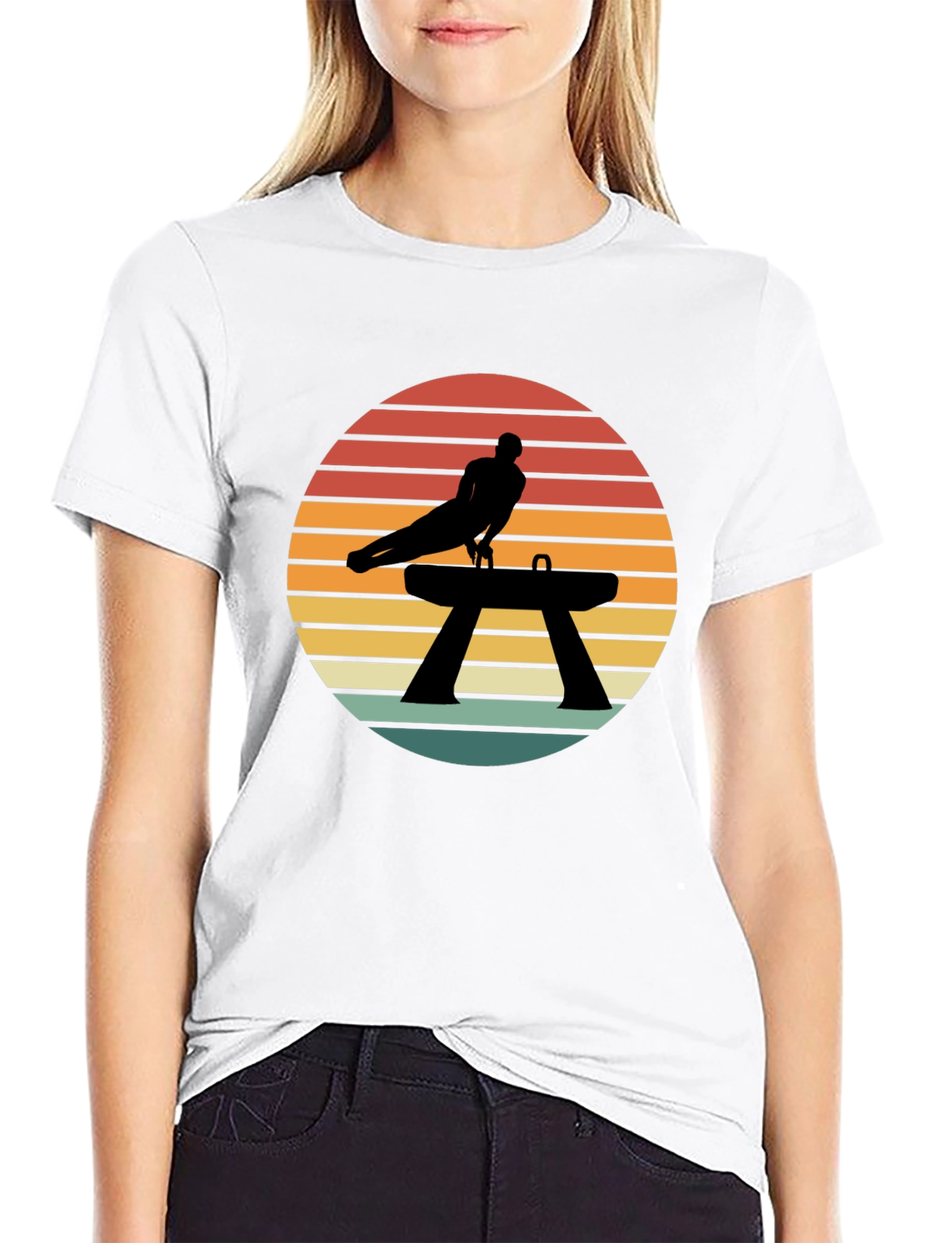 Gymnast Sunset Graphic Tee