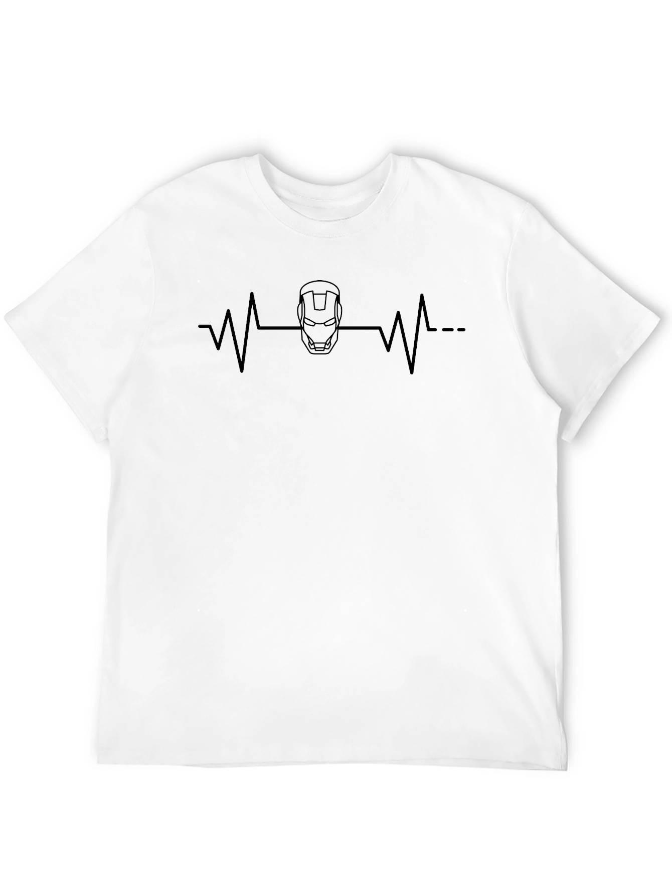 Iron Man Heartbeat Tee - Superhero Fan Apparel