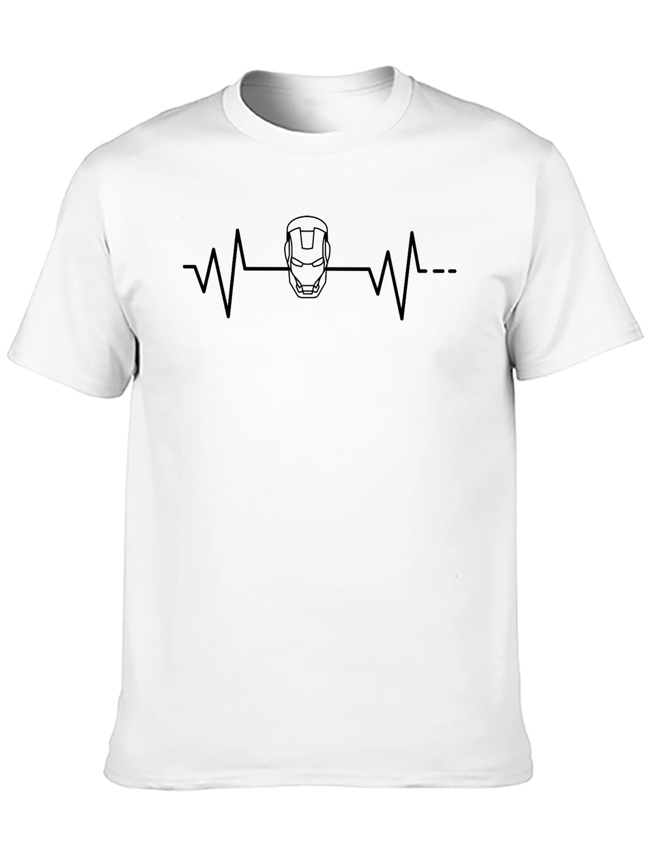Iron Man Heartbeat Tee - Superhero Fan Apparel