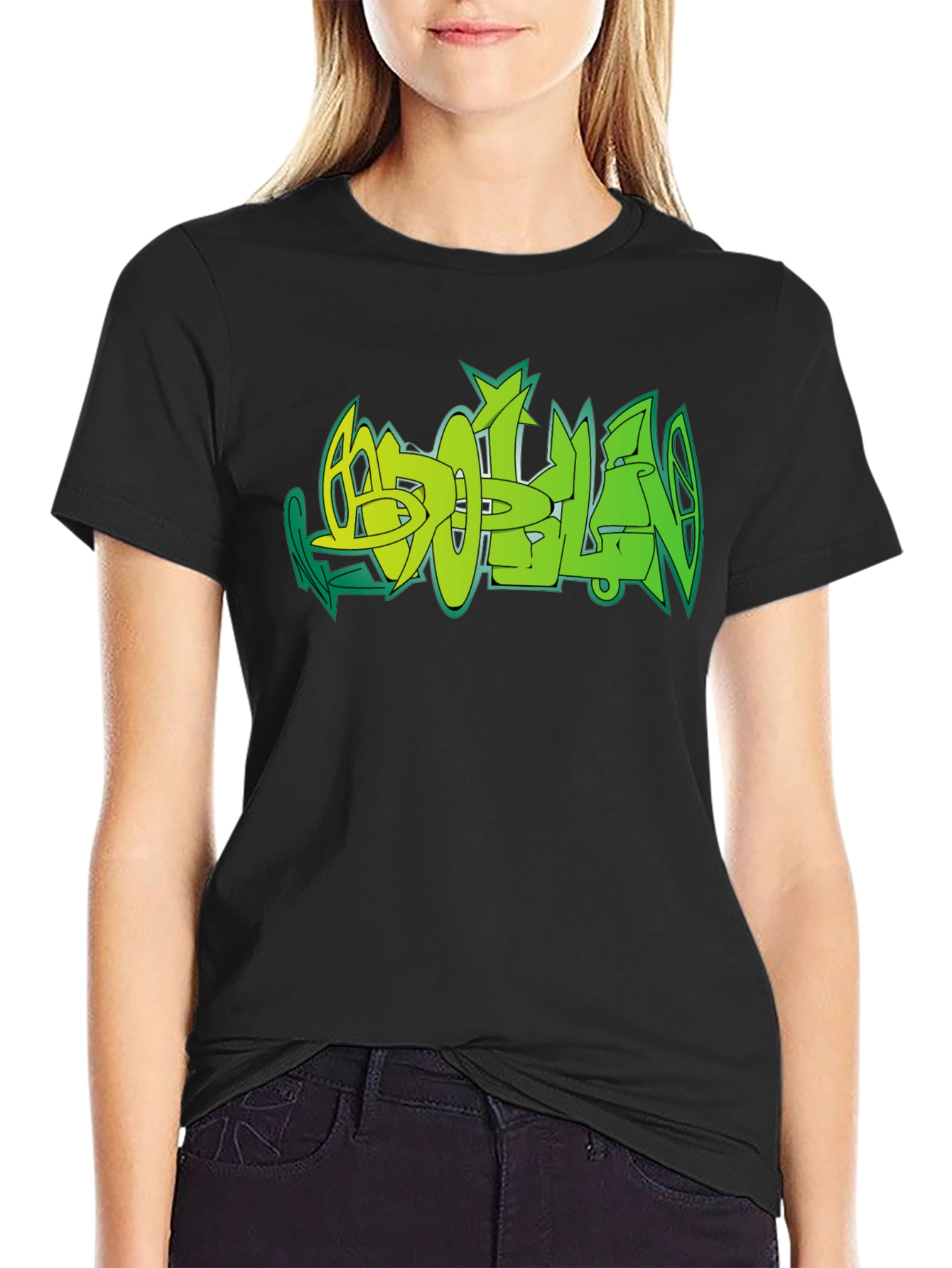 Graffiti Style Graphic T-Shirt - Urban Streetwear