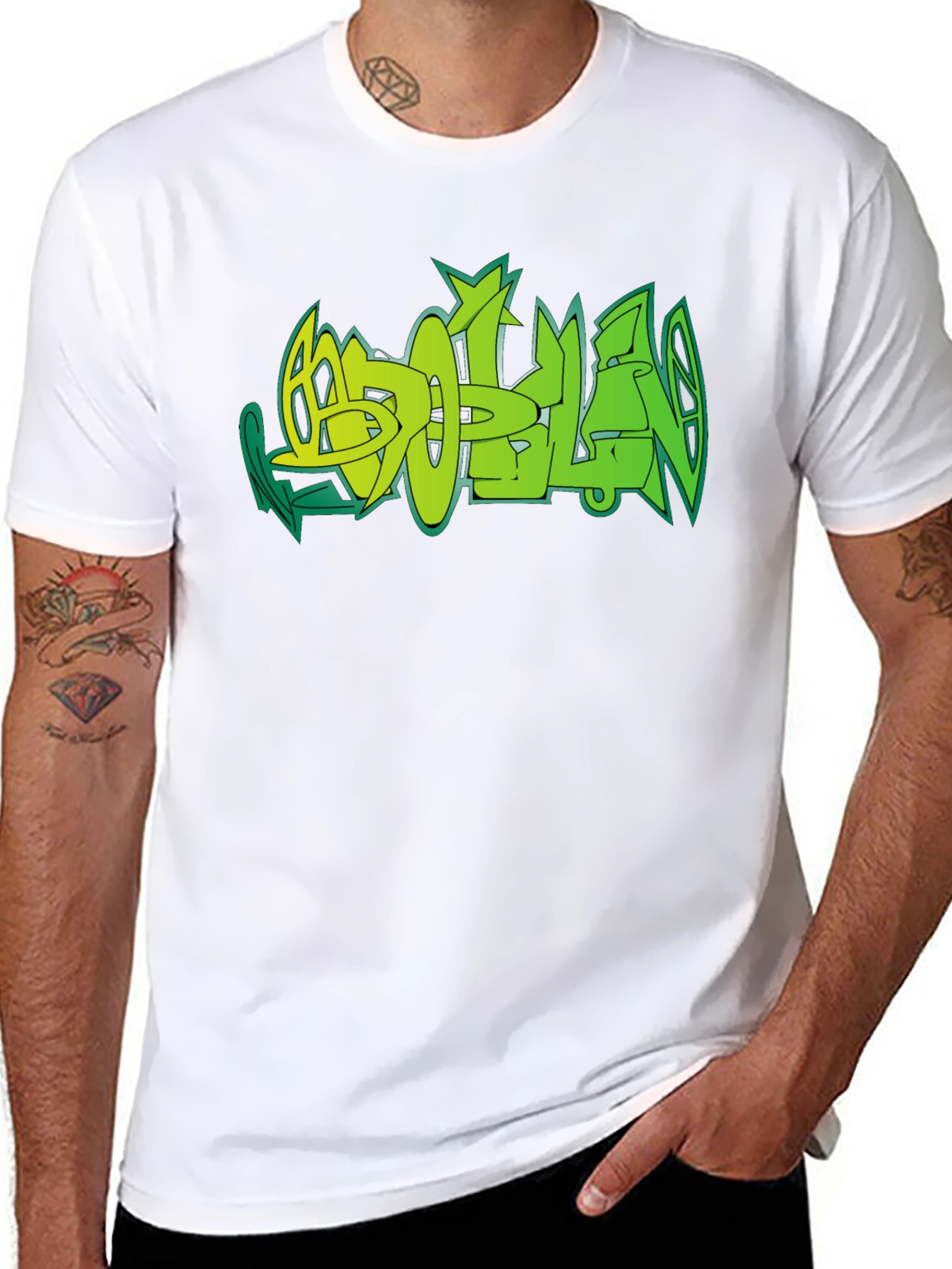 Graffiti Style Graphic T-Shirt - Urban Streetwear