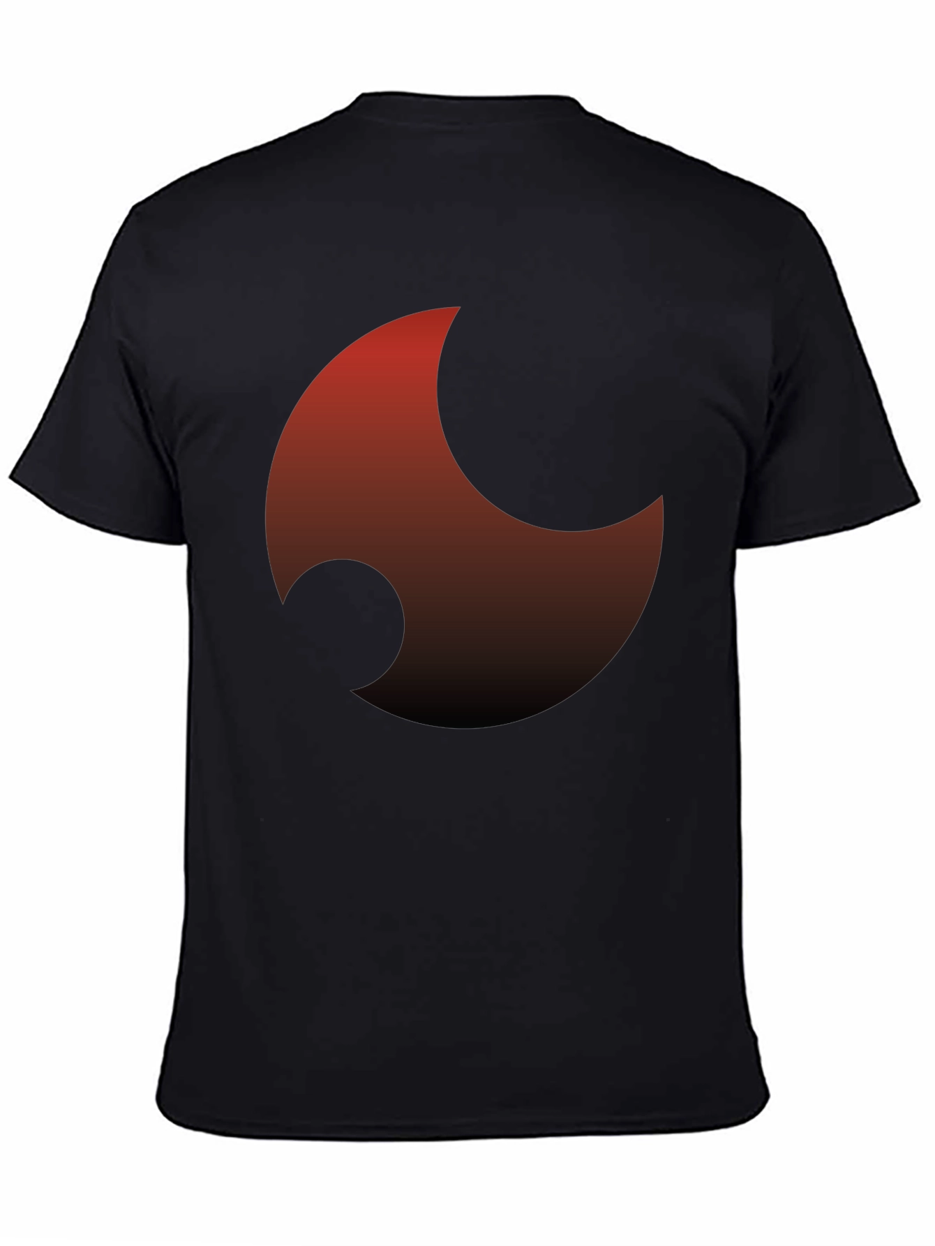 Abstract Graphic Black T-Shirt - Modern Casual Wear