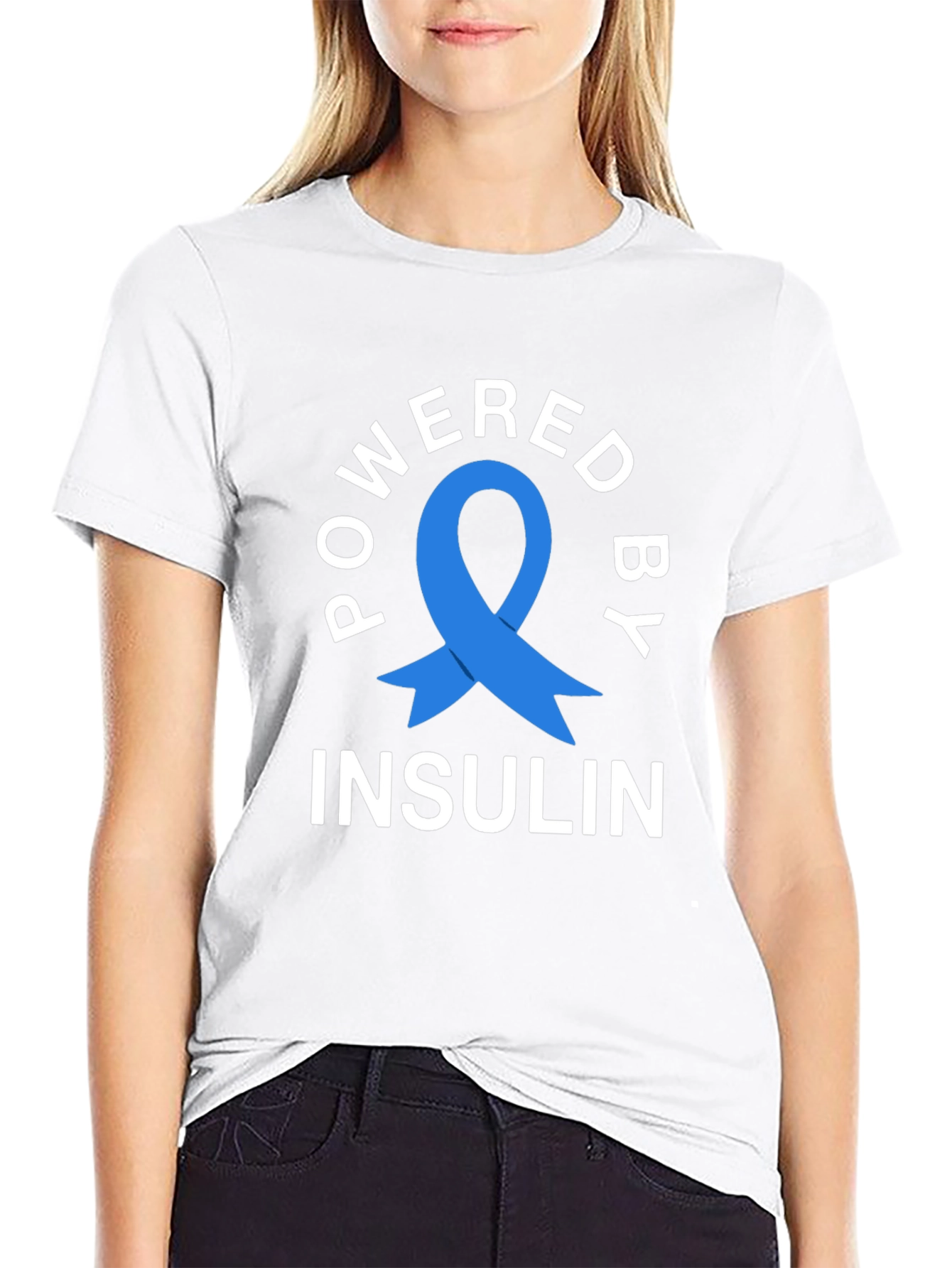 Powered By Insulin Awareness T-Shirt