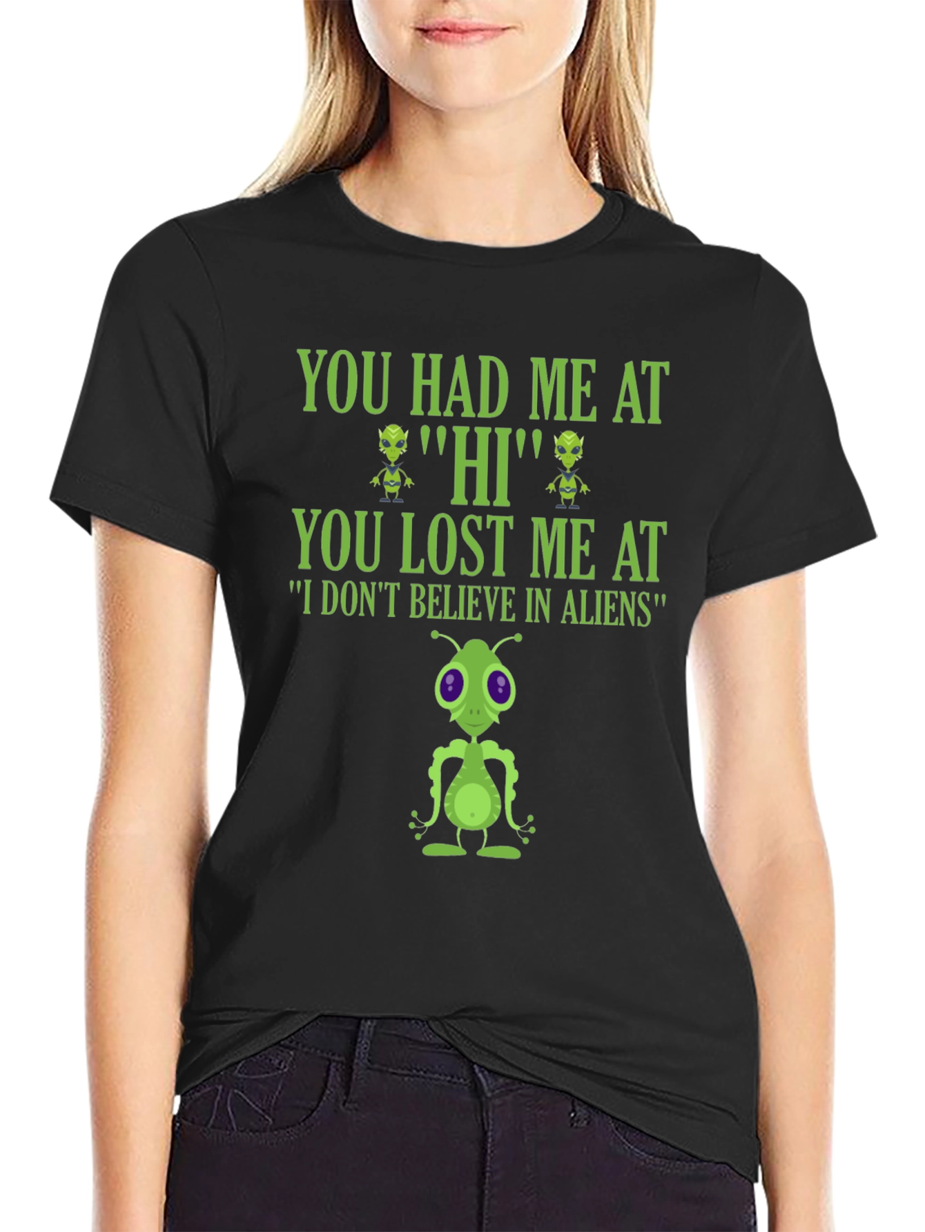 Alien Lover T-Shirt - You Had Me At Hi!