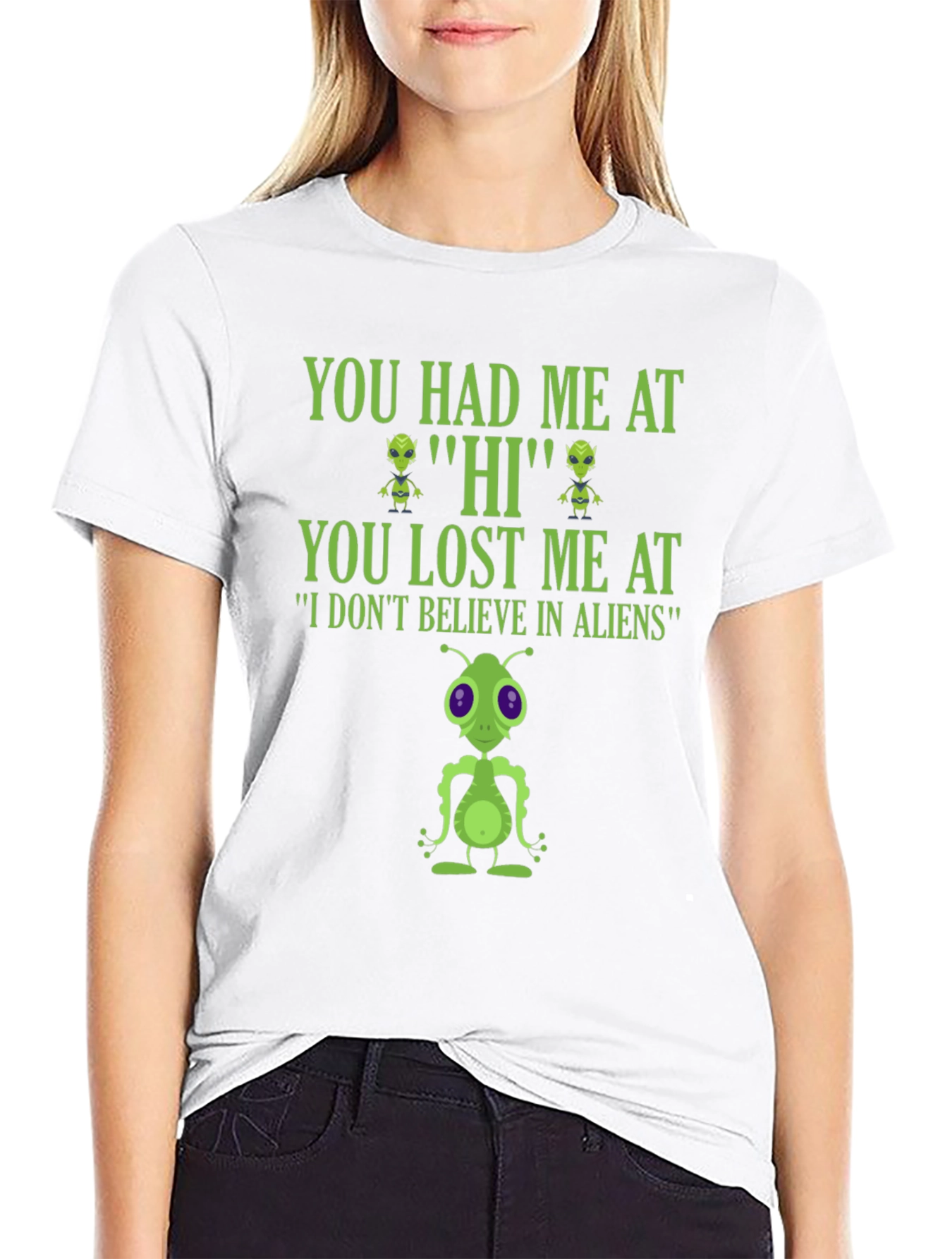Alien Lover T-Shirt - You Had Me At Hi!