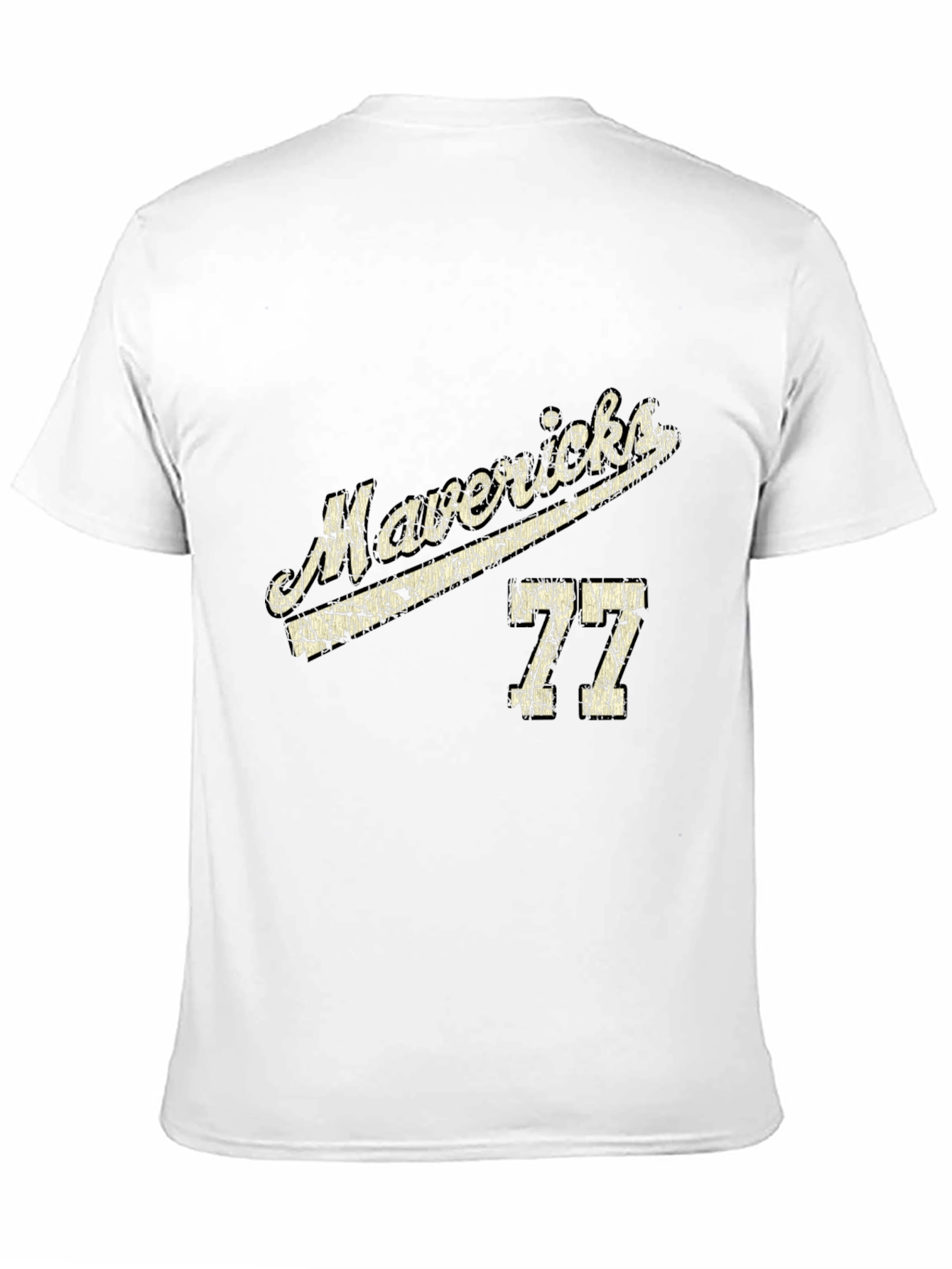 Mavericks 77 Black Cotton T-Shirt