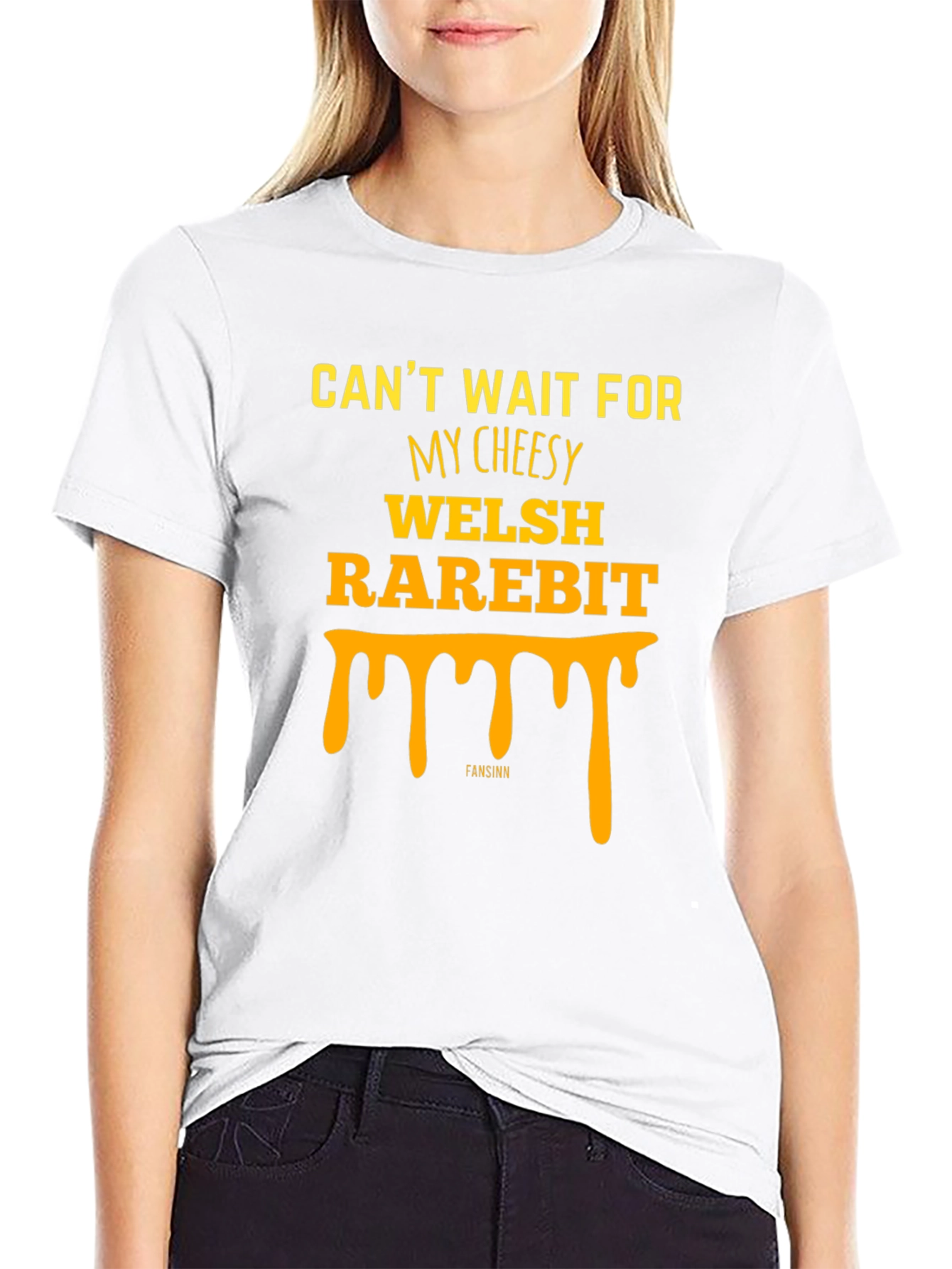 Welsh Rarebit Graphic Tee - Cheesy Food Lovers T-Shirt