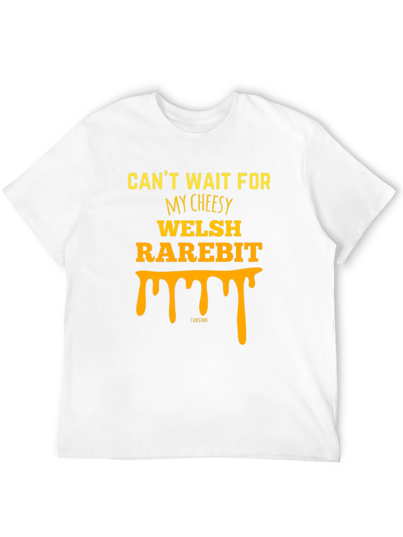 Welsh Rarebit Graphic Tee - Cheesy Food Lovers T-Shirt