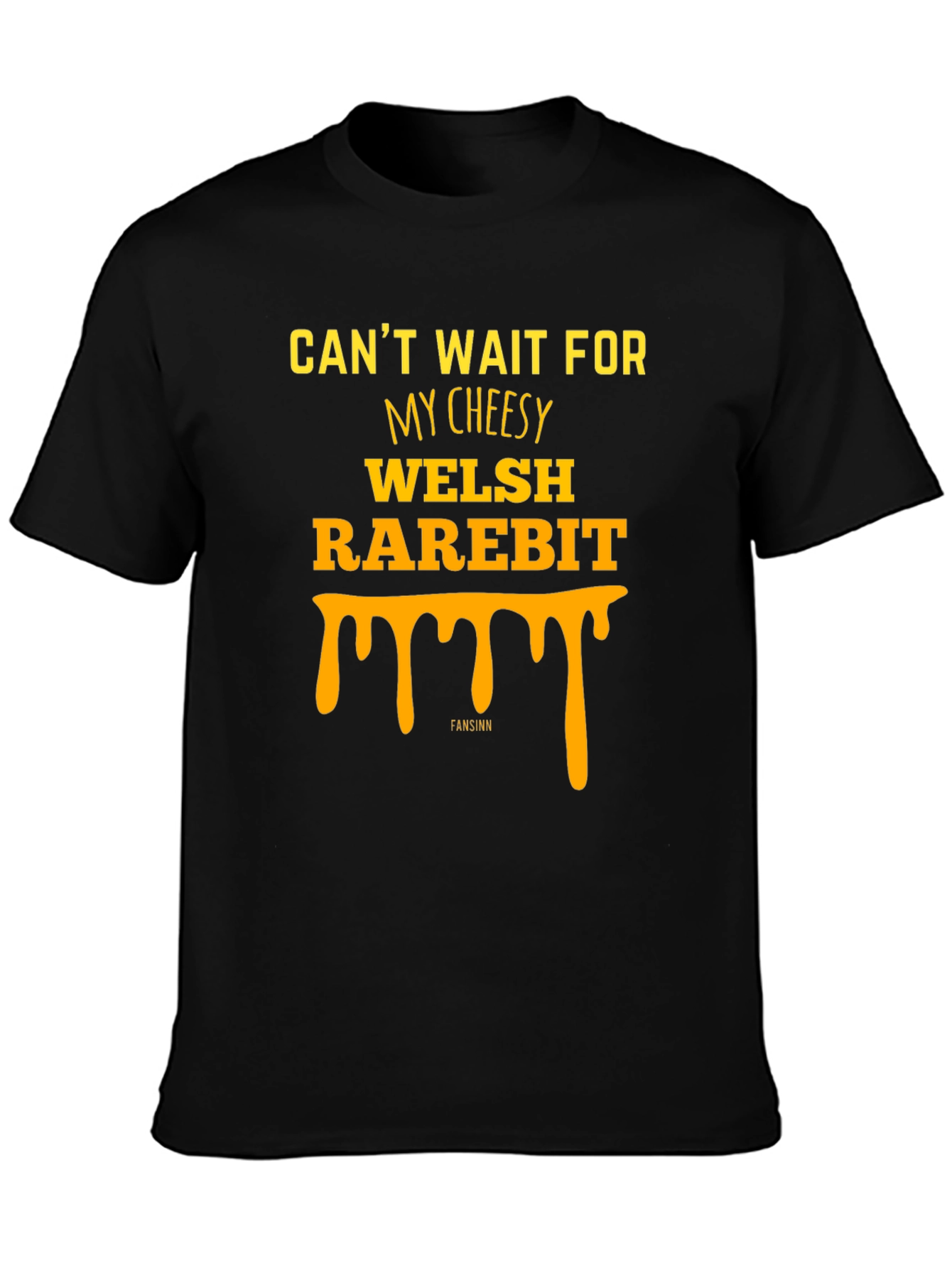 Welsh Rarebit Graphic Tee - Cheesy Food Lovers T-Shirt