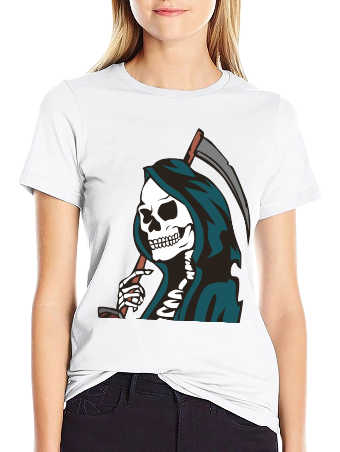 Grim Reaper Graphic Tee - Dark Humor T-Shirt