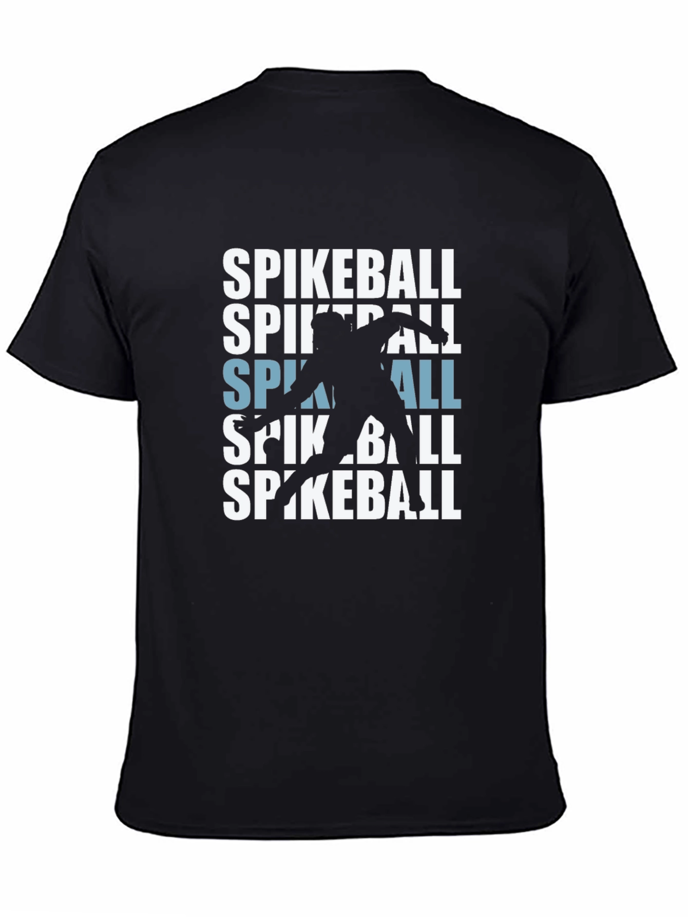 Spikeball Graphic Tee - Black Cotton Blend