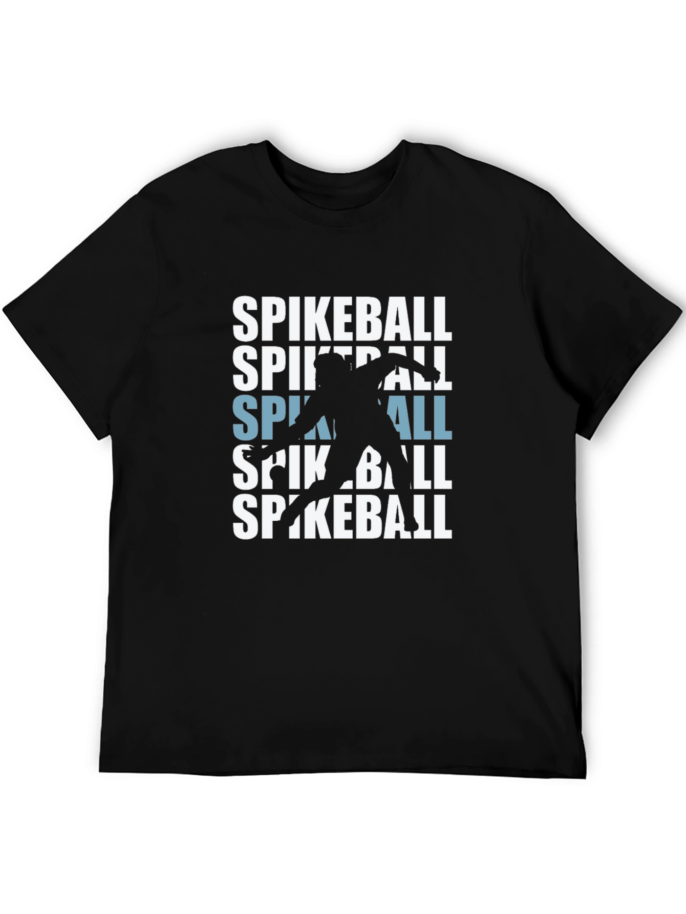 Spikeball Graphic Tee - Black Cotton Blend