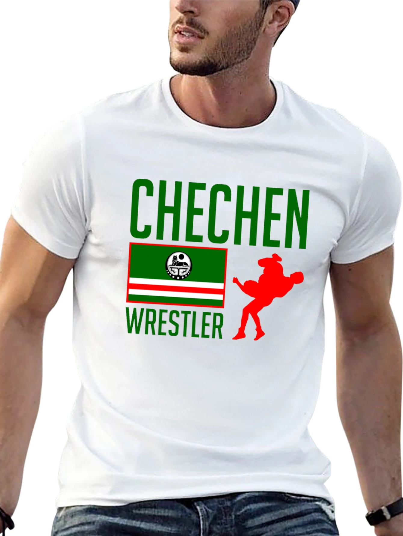 Chechen Wrestler Graphic Tee