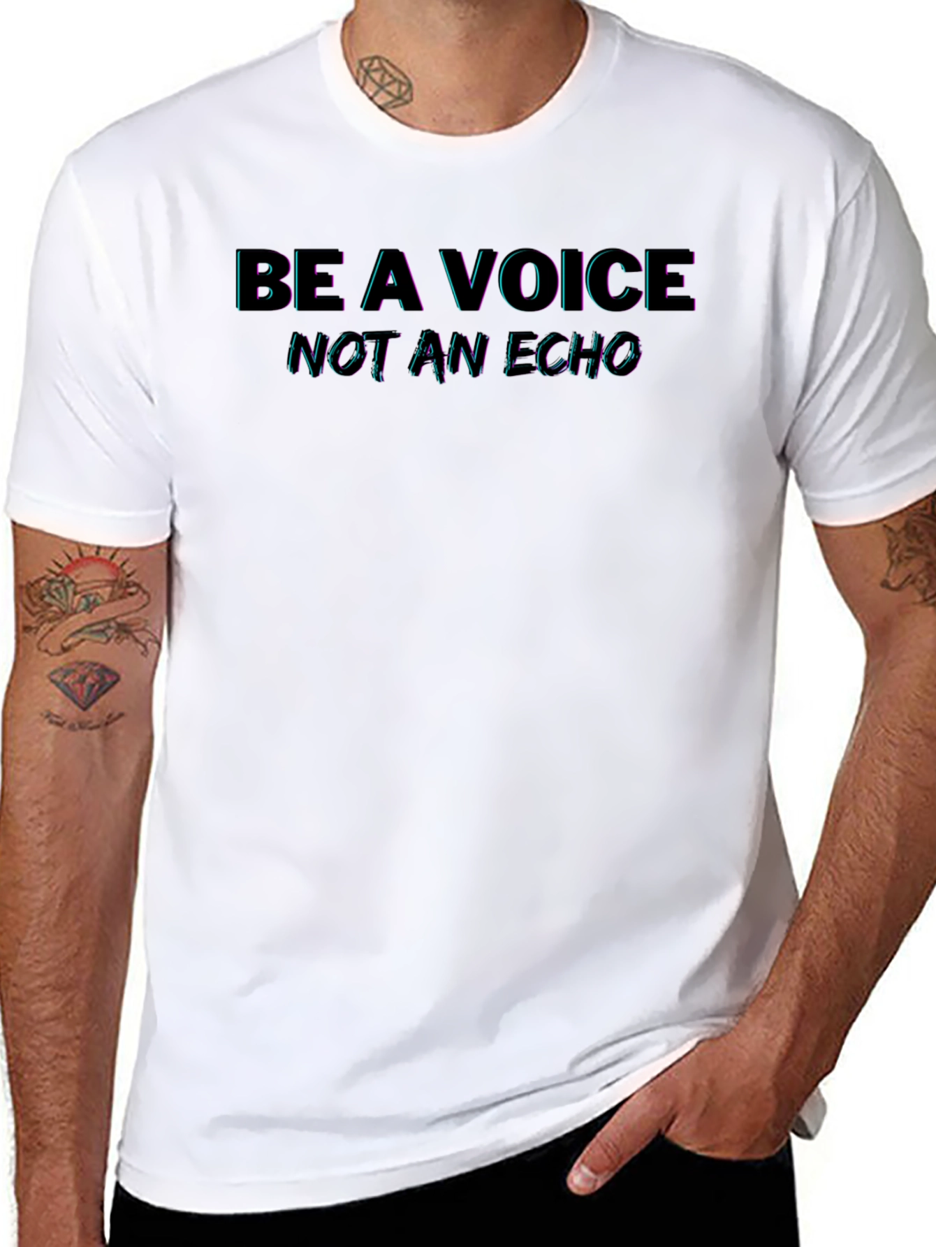 Be a Voice T-Shirt - Motivational Design
