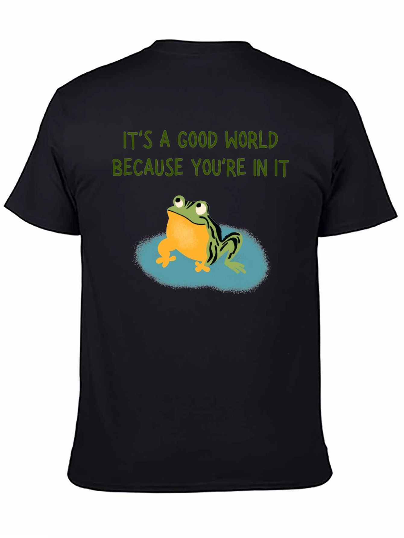 Frog Graphic Tee - Its A Good World
