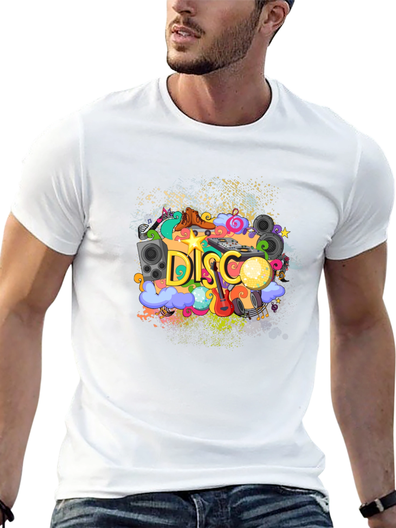 Disco Graphic Tee - Party Ready