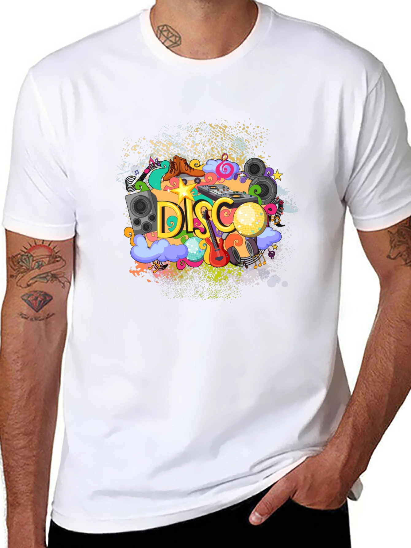 Disco Graphic Tee - Party Ready