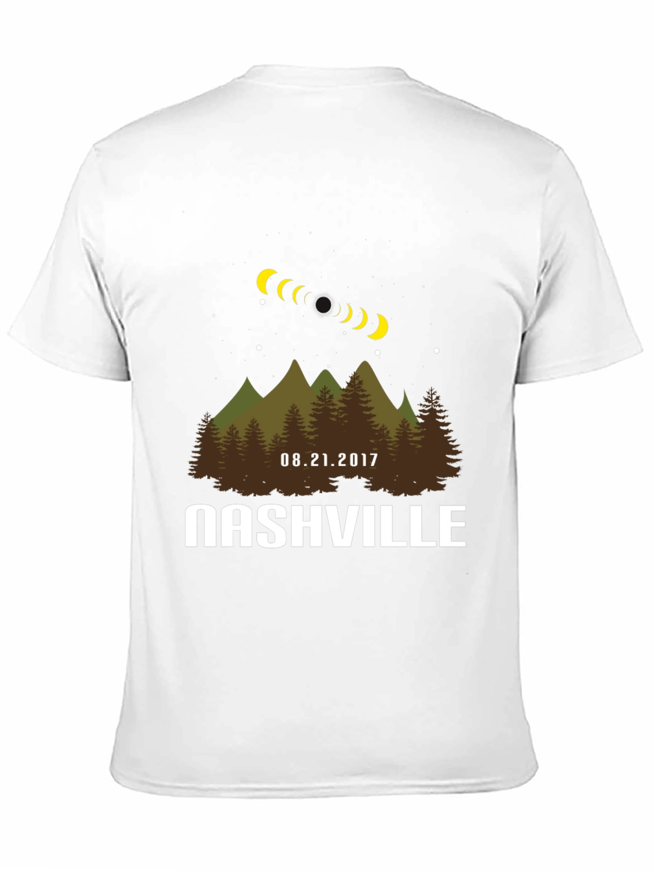 Nashville Eclipse T-Shirt: Total Solar Eclipse Souvenir