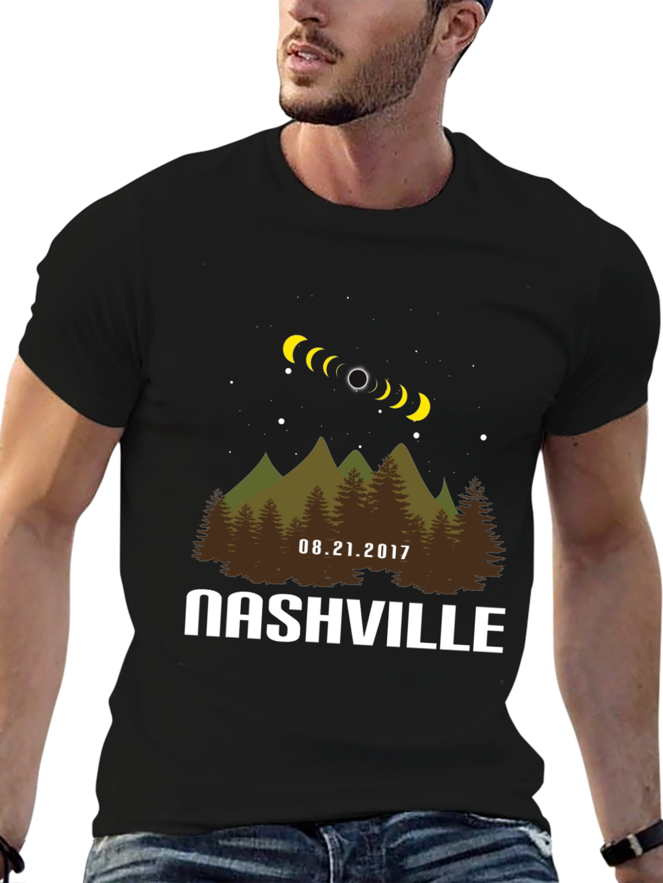 Nashville Eclipse T-Shirt: Total Solar Eclipse Souvenir