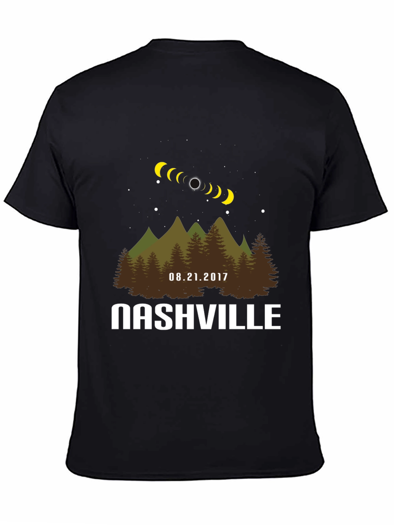 Nashville Eclipse T-Shirt: Total Solar Eclipse Souvenir