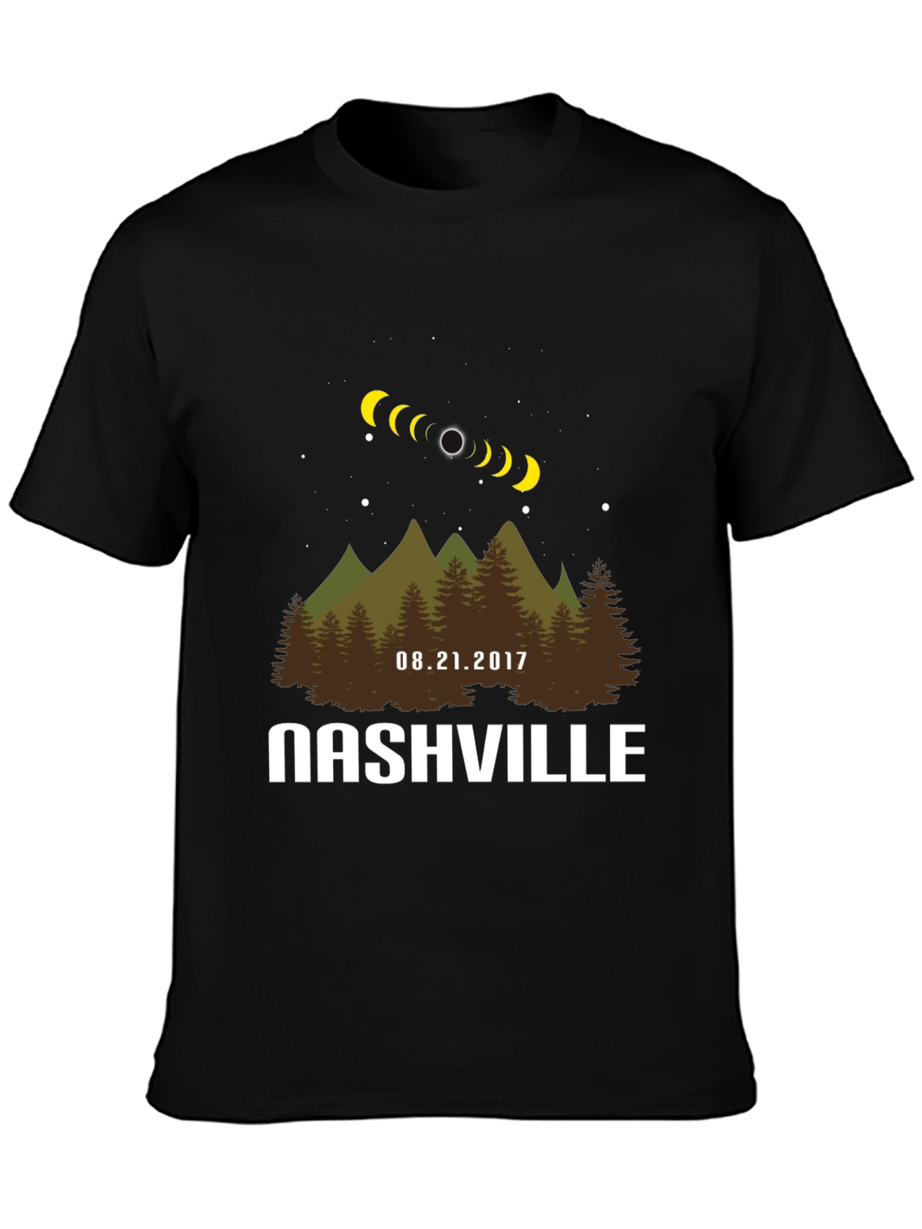 Nashville Eclipse T-Shirt: Total Solar Eclipse Souvenir