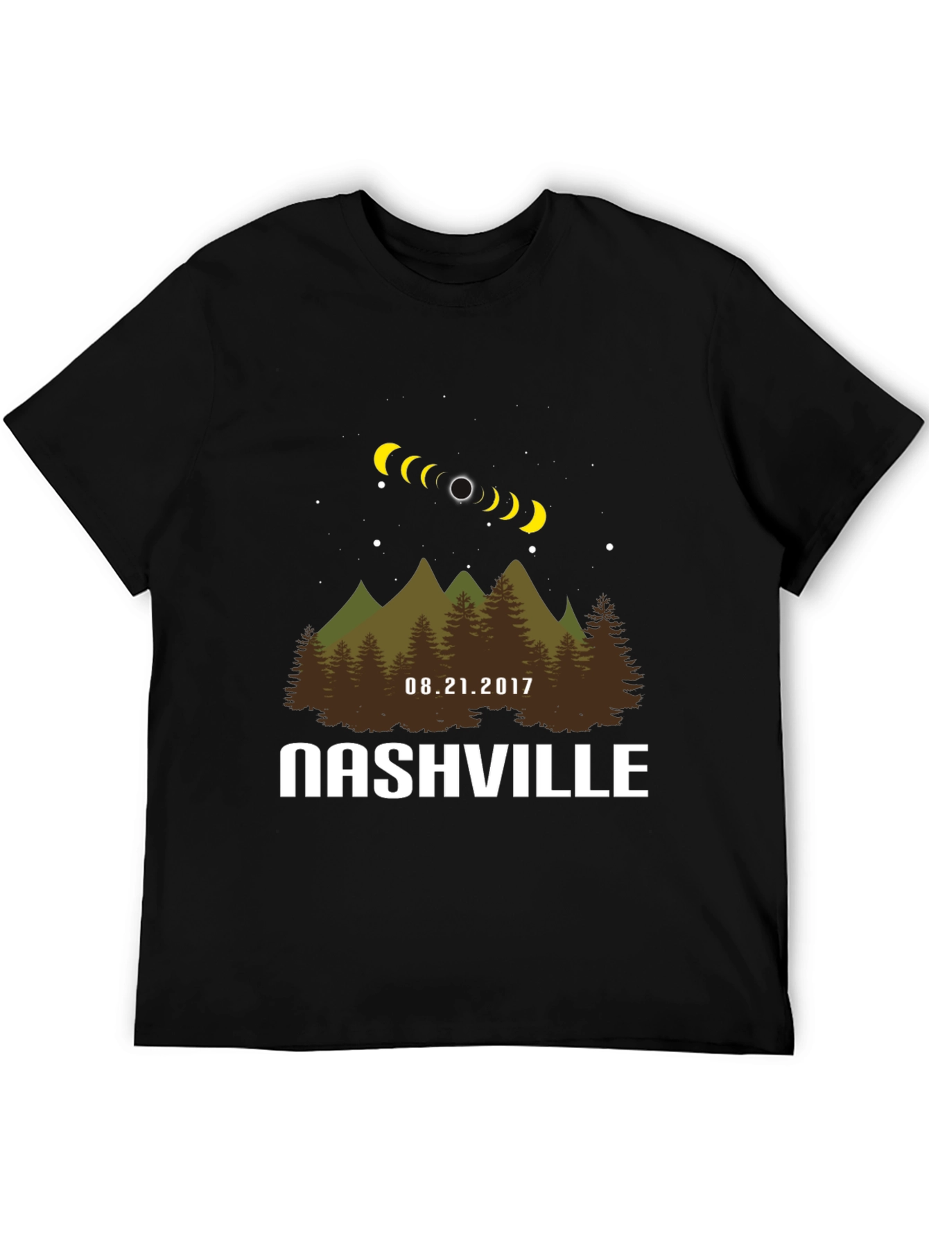 Nashville Eclipse T-Shirt: Total Solar Eclipse Souvenir