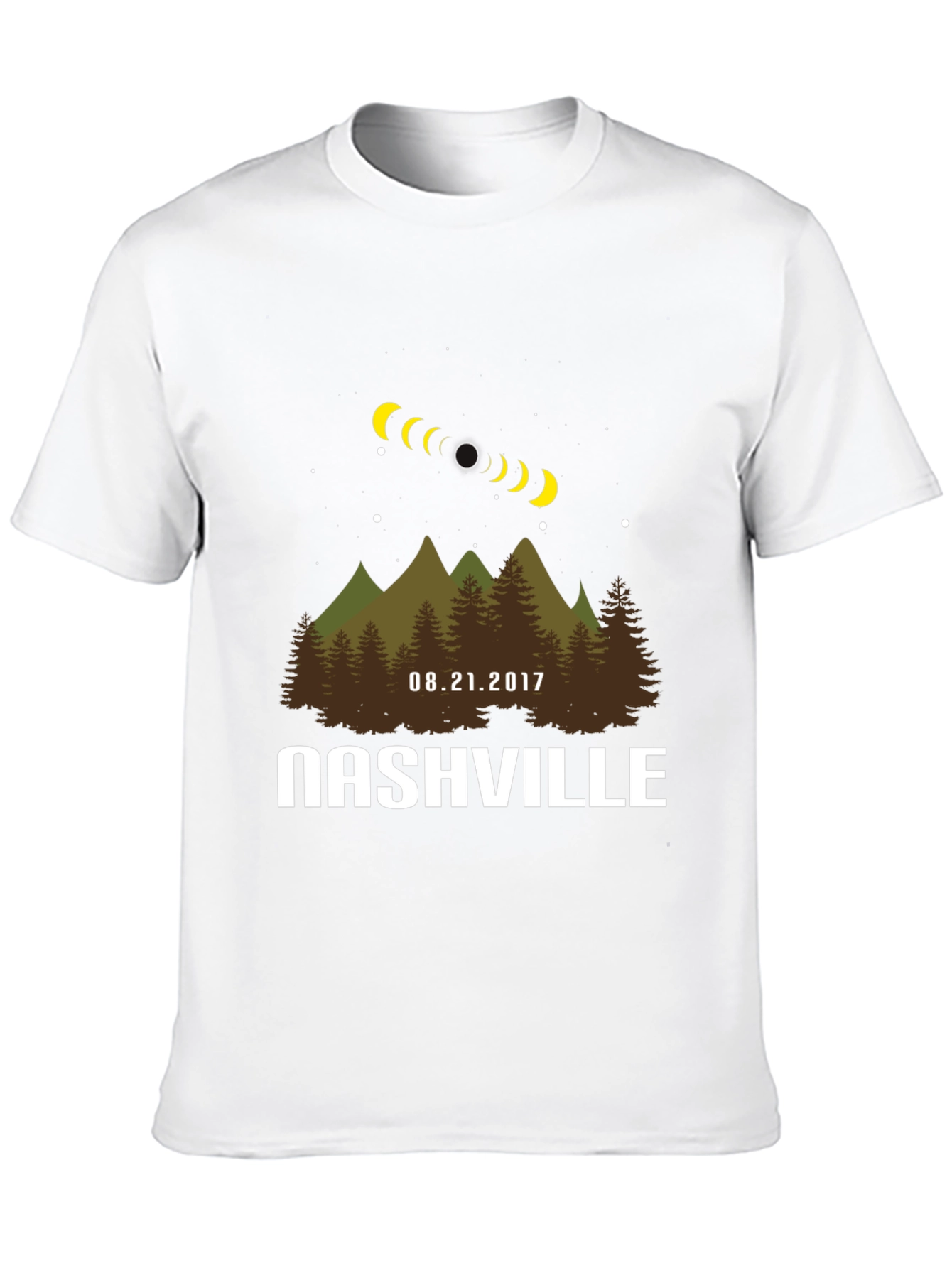 Nashville Eclipse T-Shirt: Total Solar Eclipse Souvenir