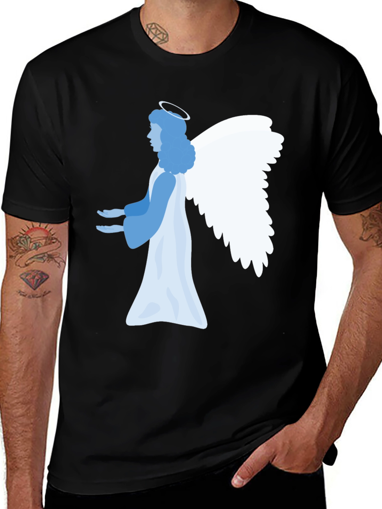 Angel Graphic Tee - Stylish & Unique