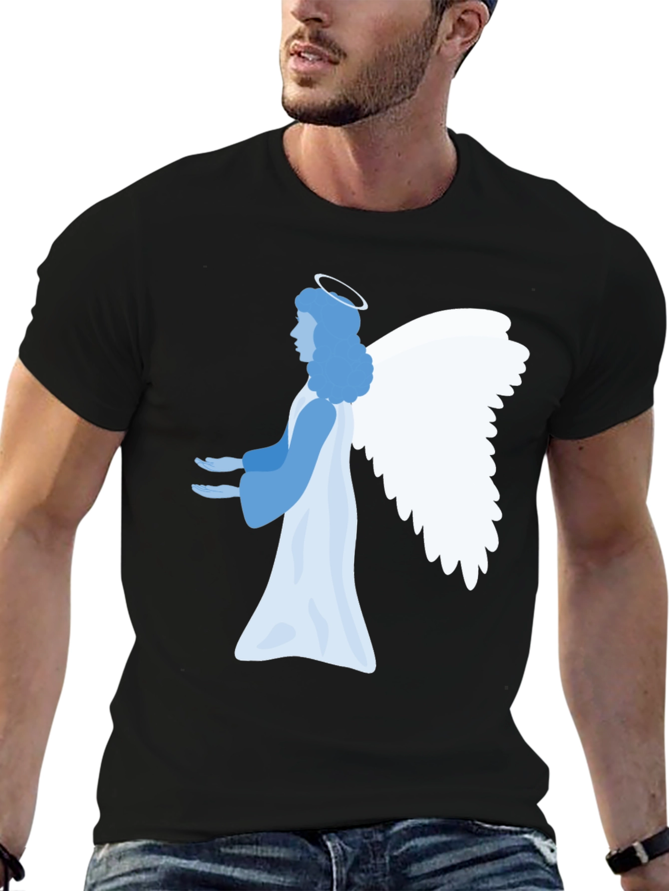 Angel Graphic Tee - Stylish & Unique