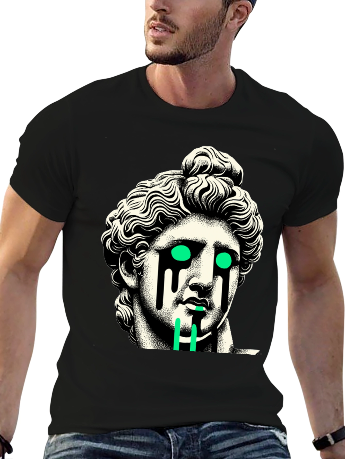 Modern Statue Graphic T-Shirt