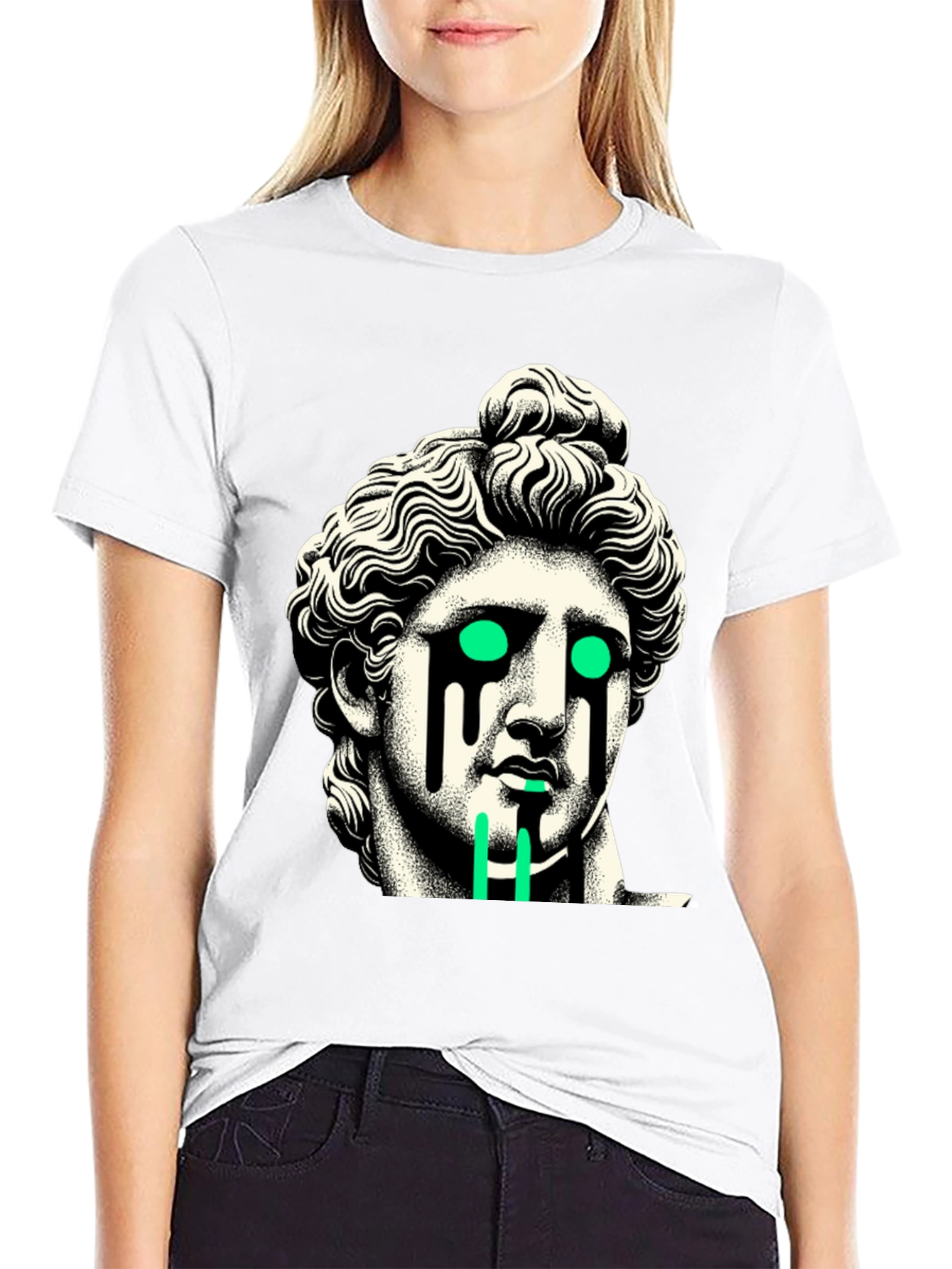 Modern Statue Graphic T-Shirt