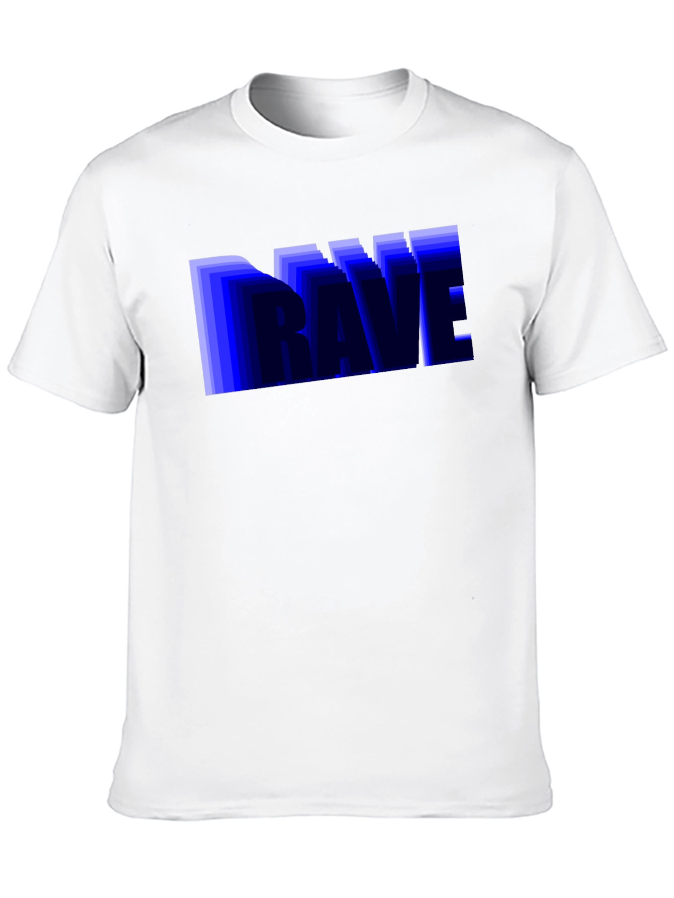 Rave Graphic Print Black T-Shirt