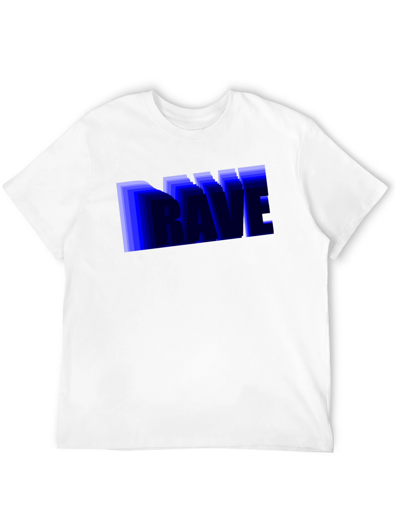 Rave Graphic Print Black T-Shirt